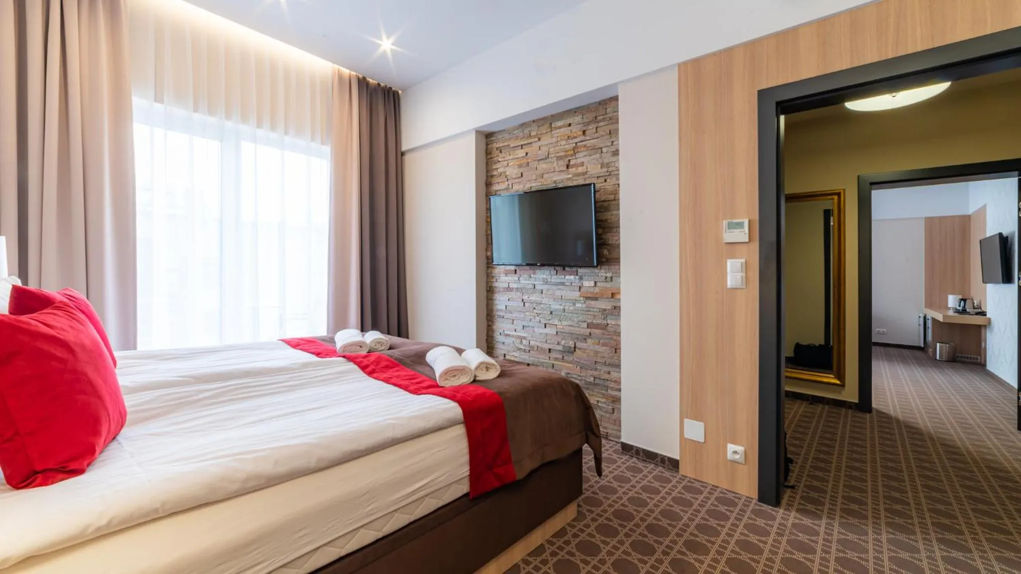 Bed in Hotel Nad Czernicą