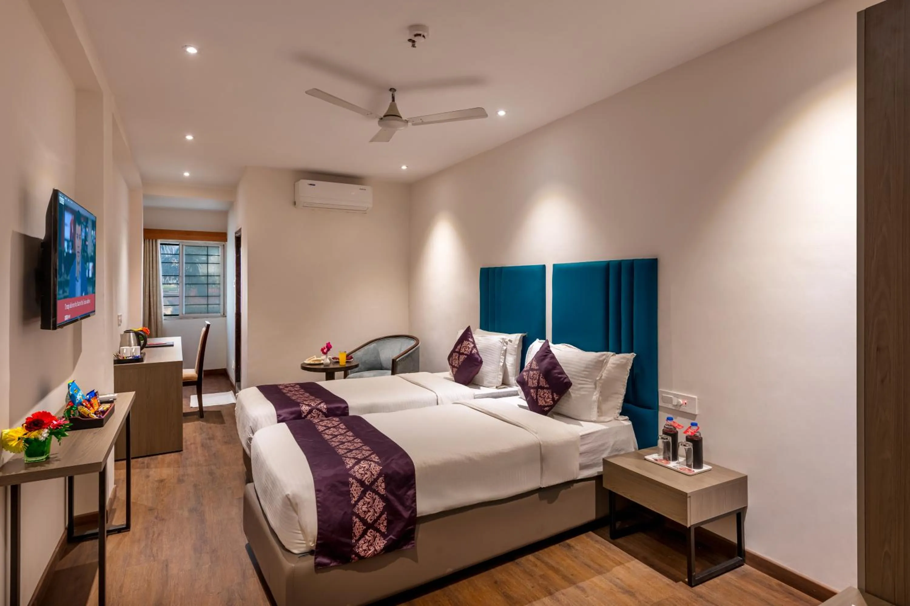 Bedroom, Bed in Lords Eco Inn Dahej