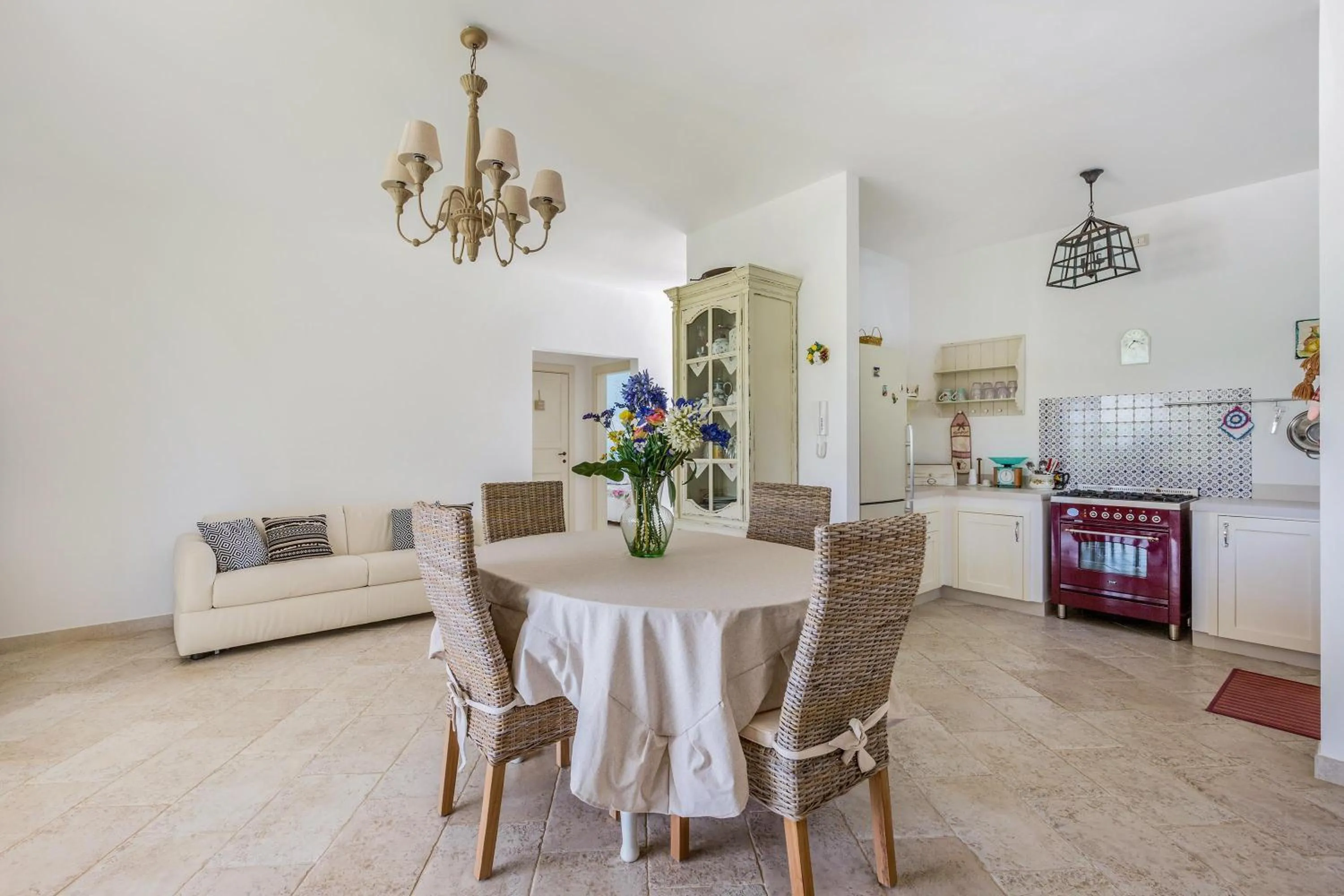 kitchen in Villa Chiara by Perle di Puglia