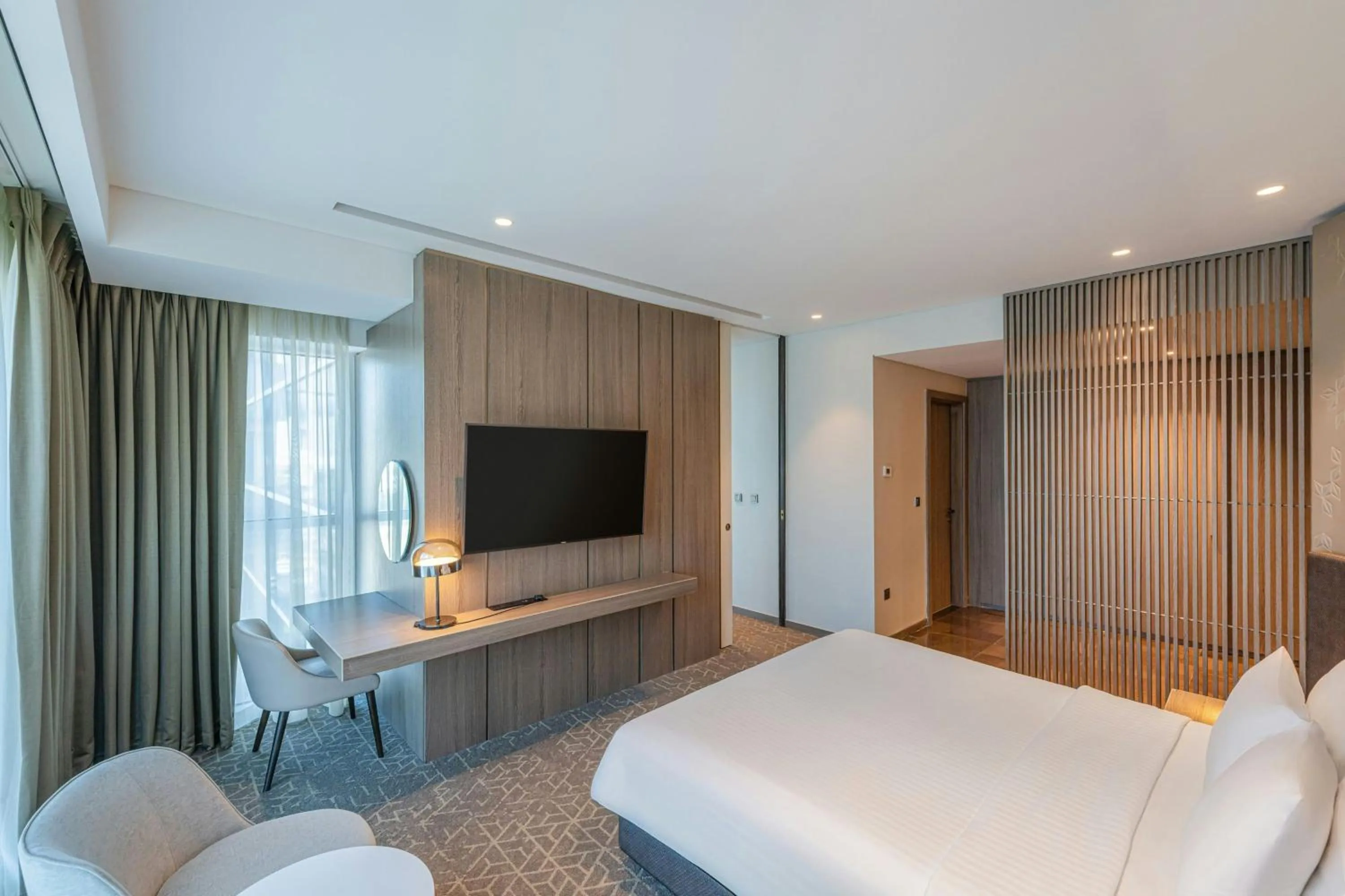 Living room, Bed in Courtyard by Marriott Dubai, Al Barsha