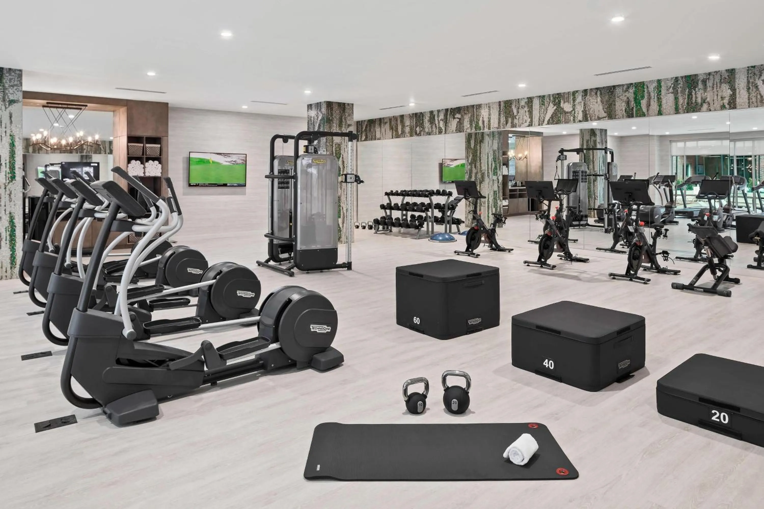 Fitness centre/facilities in Residence Inn by Marriott Greenville Downtown