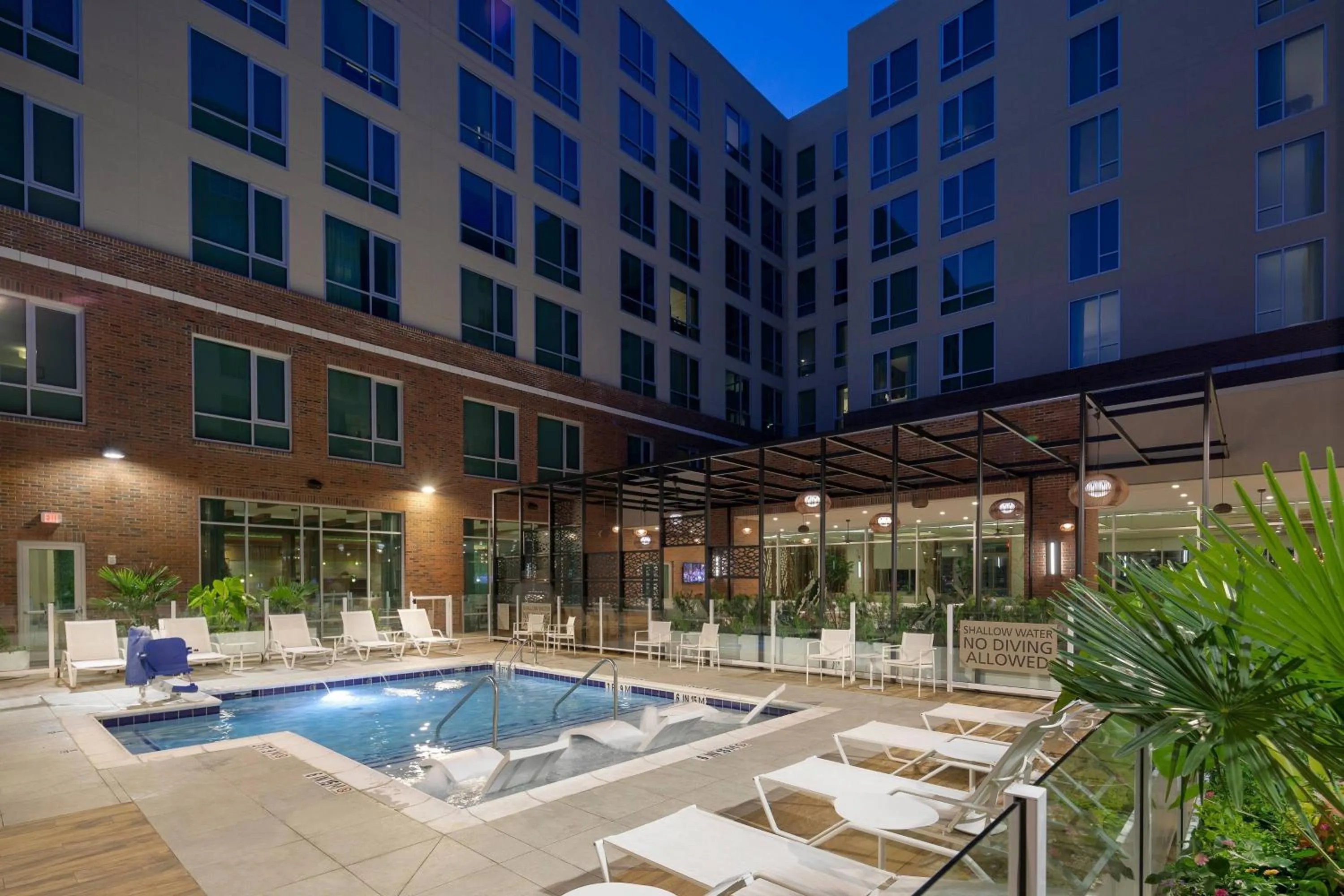 Swimming pool in SpringHill Suites by Marriott Greenville Downtown