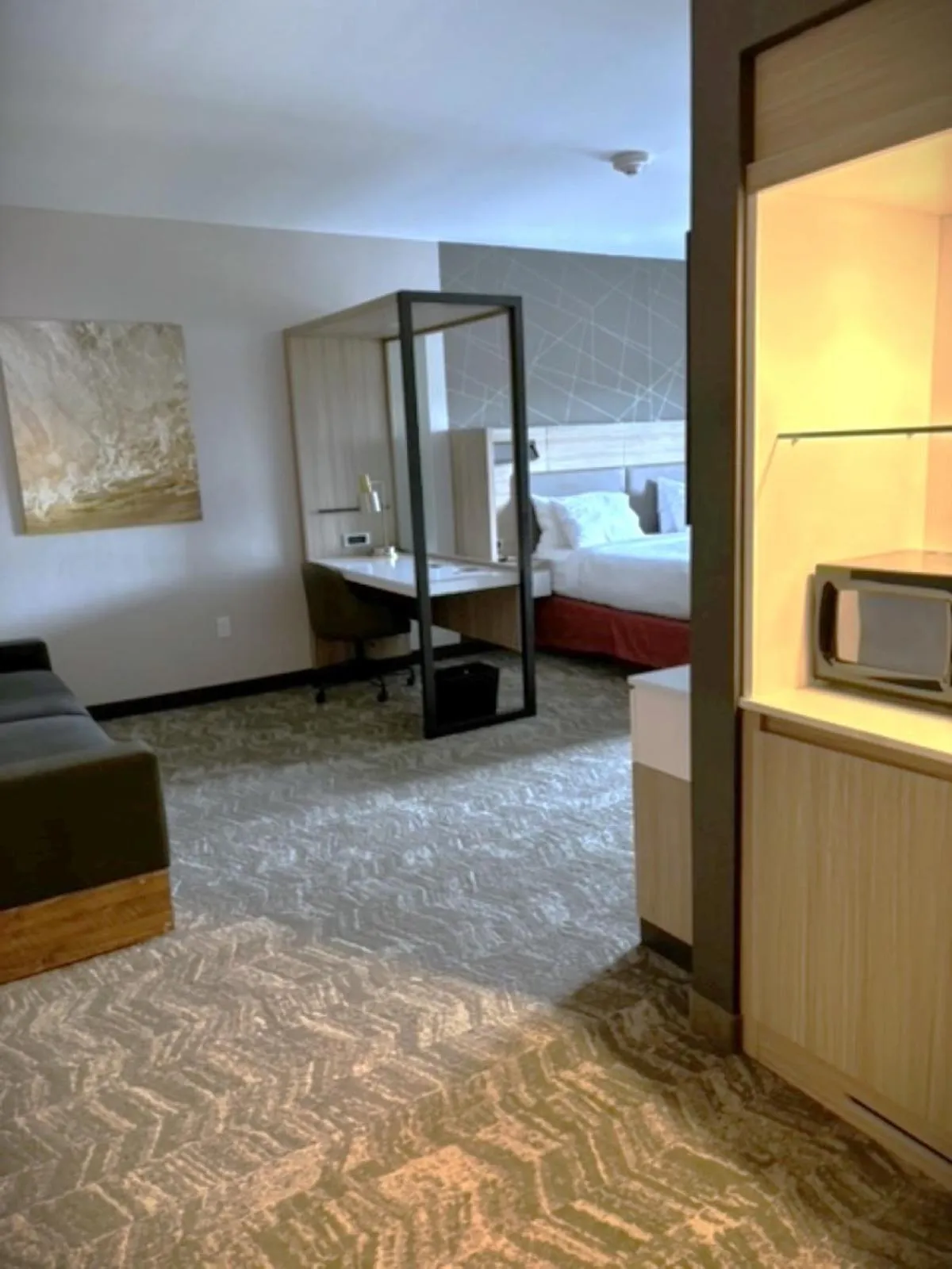 Seating area, Bed in SpringHill Suites by Marriott Hampton Portsmouth