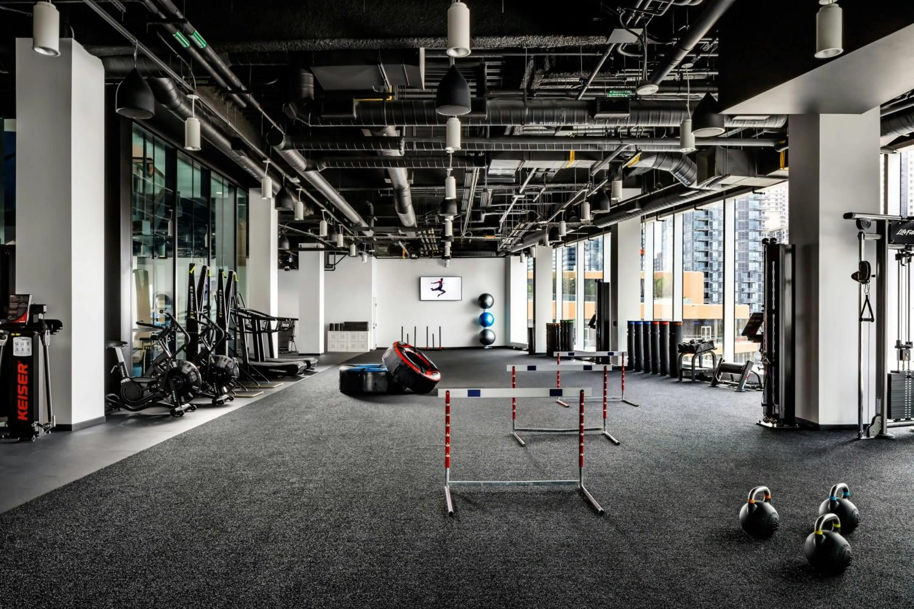 Fitness centre/facilities in JW Marriott Edmonton ICE District