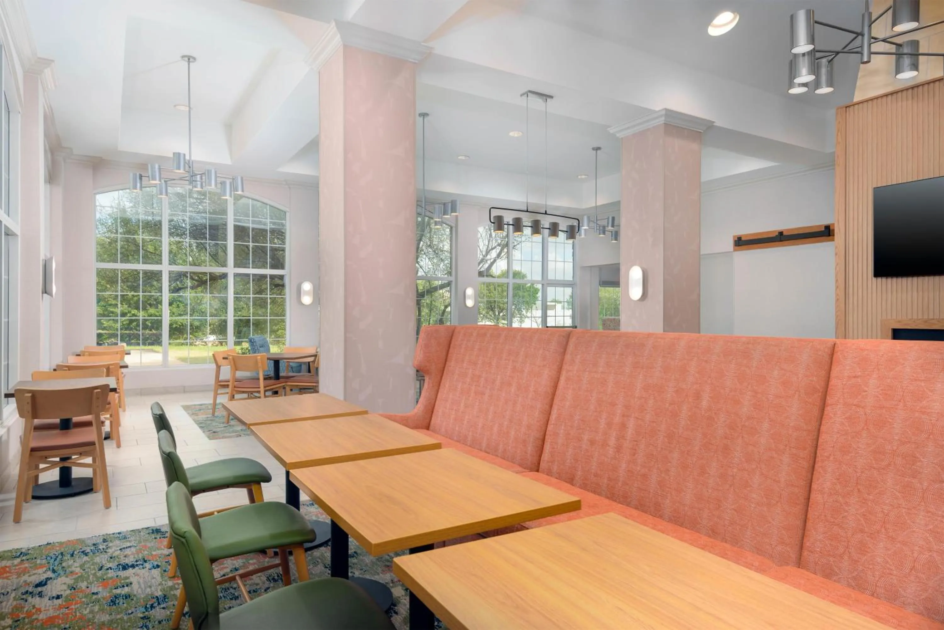 Lobby or reception in Hampton Inn & Suites-Austin Airport