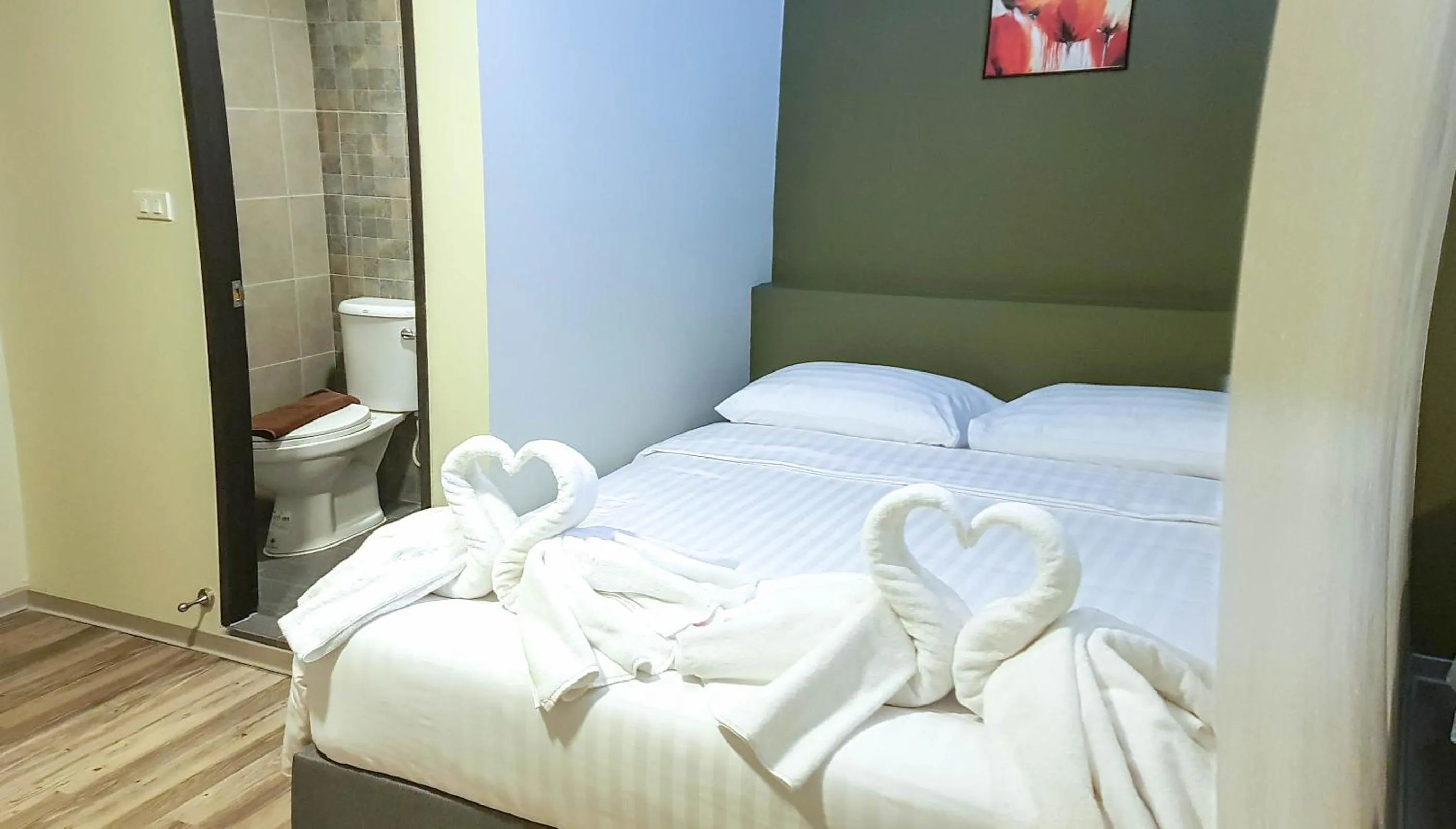 Bed in Kim Korner Hotel