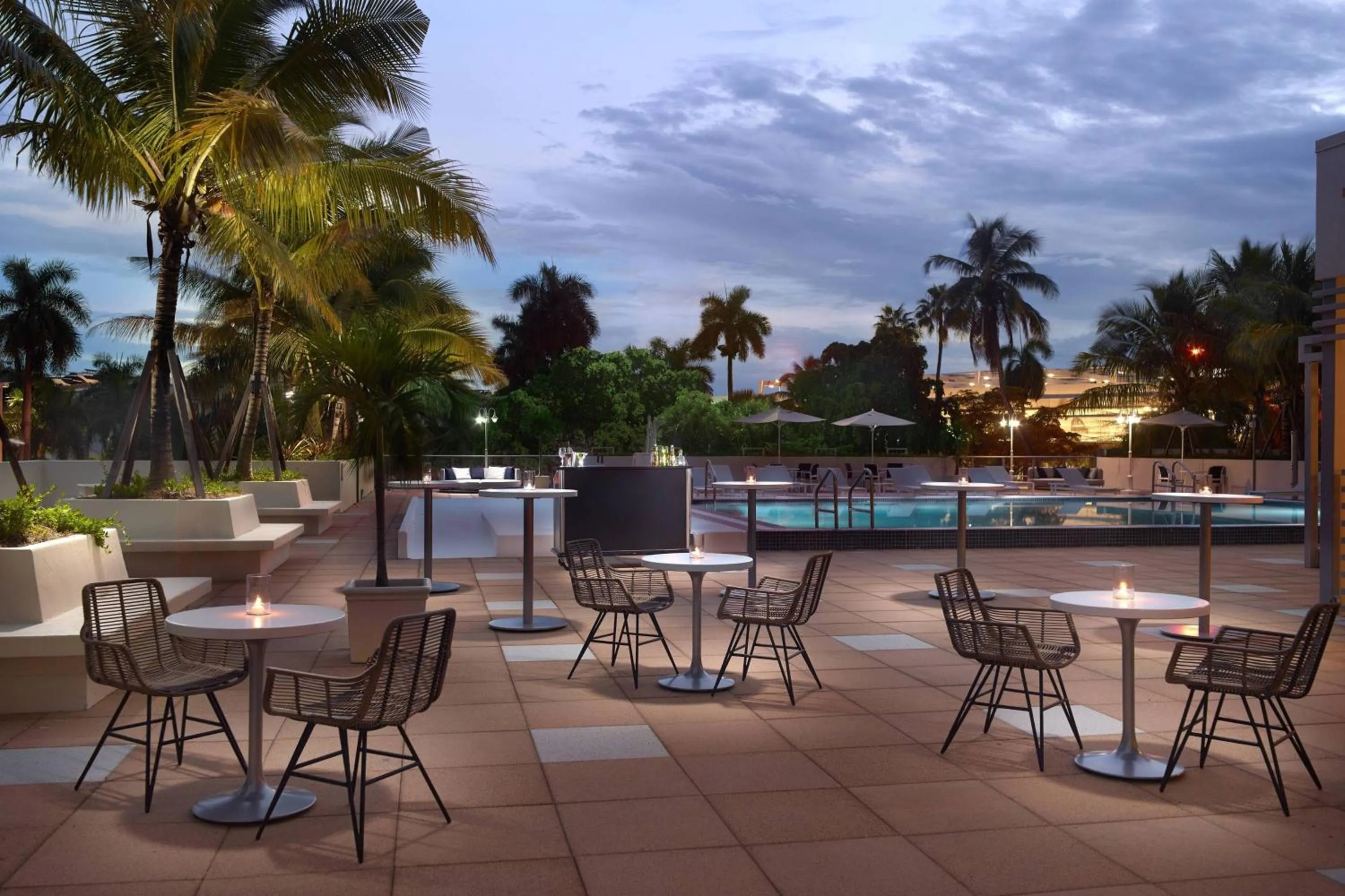 Lobby or reception in Courtyard Miami Coconut Grove