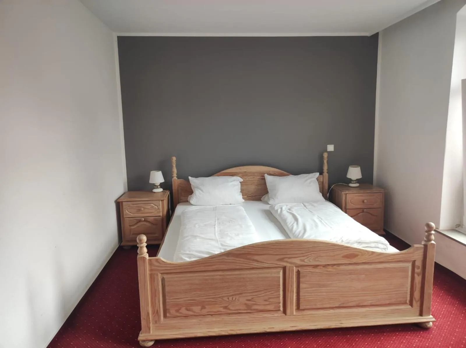 Bed in Hotel Deutsches Haus