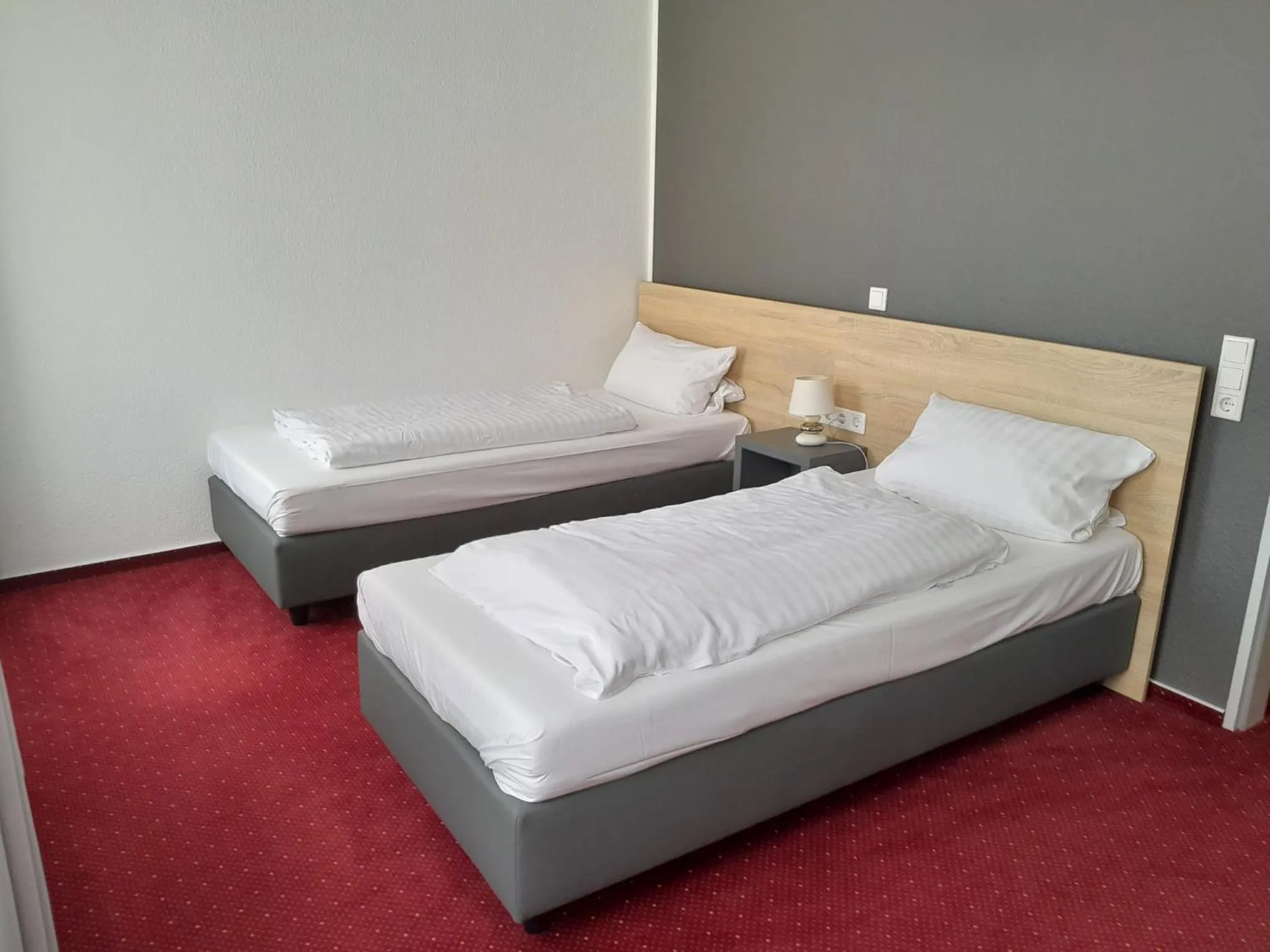 Bed in Hotel Deutsches Haus