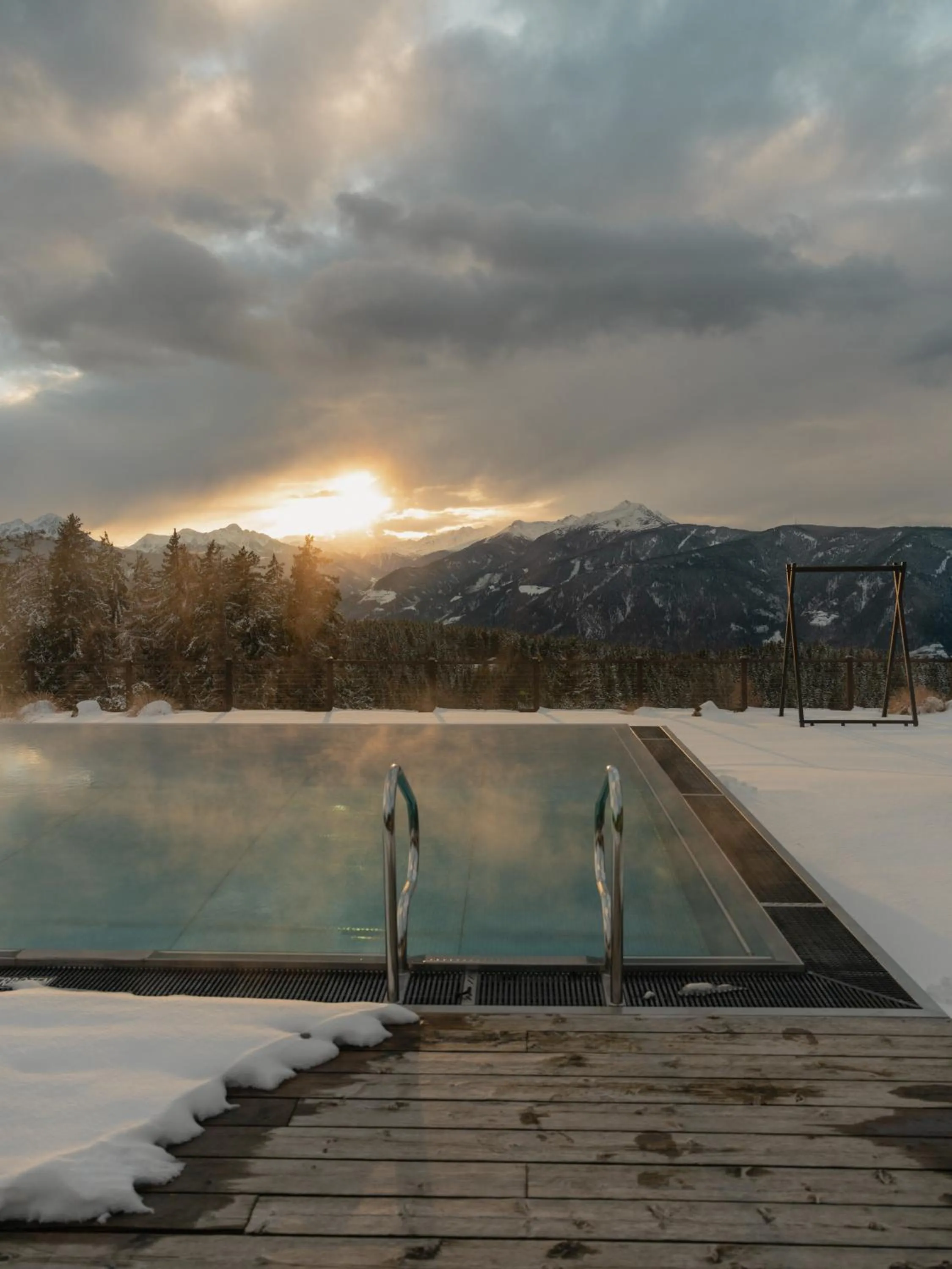 Swimming pool in Chalet Mirabell