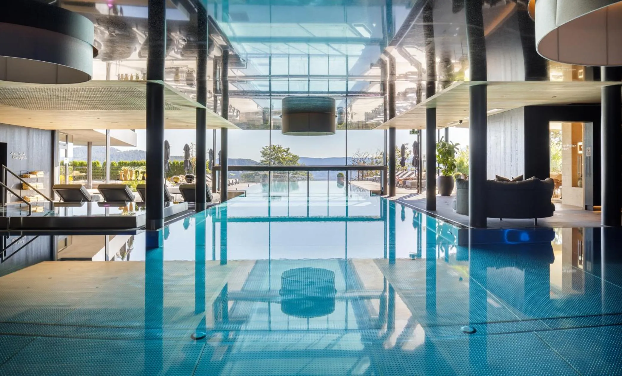 Swimming pool in Chalet Mirabell