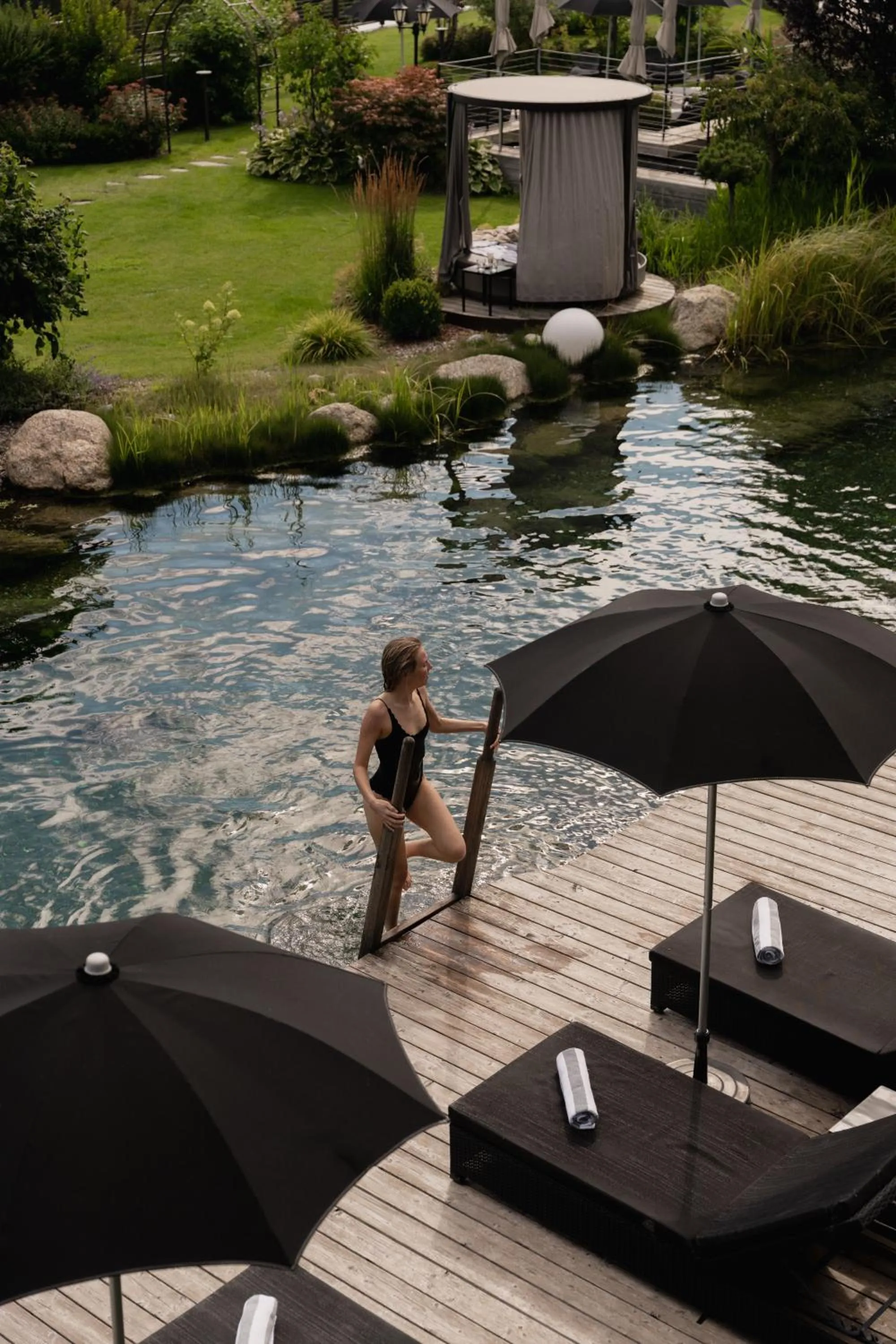 Swimming pool in Chalet Mirabell