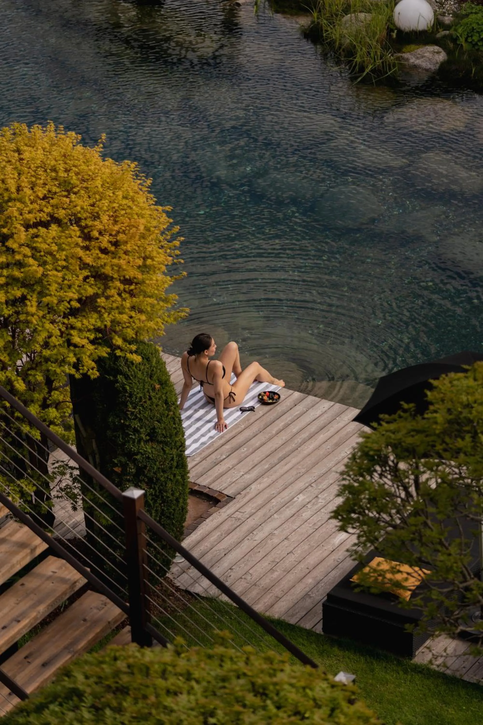 Swimming pool in Chalet Mirabell