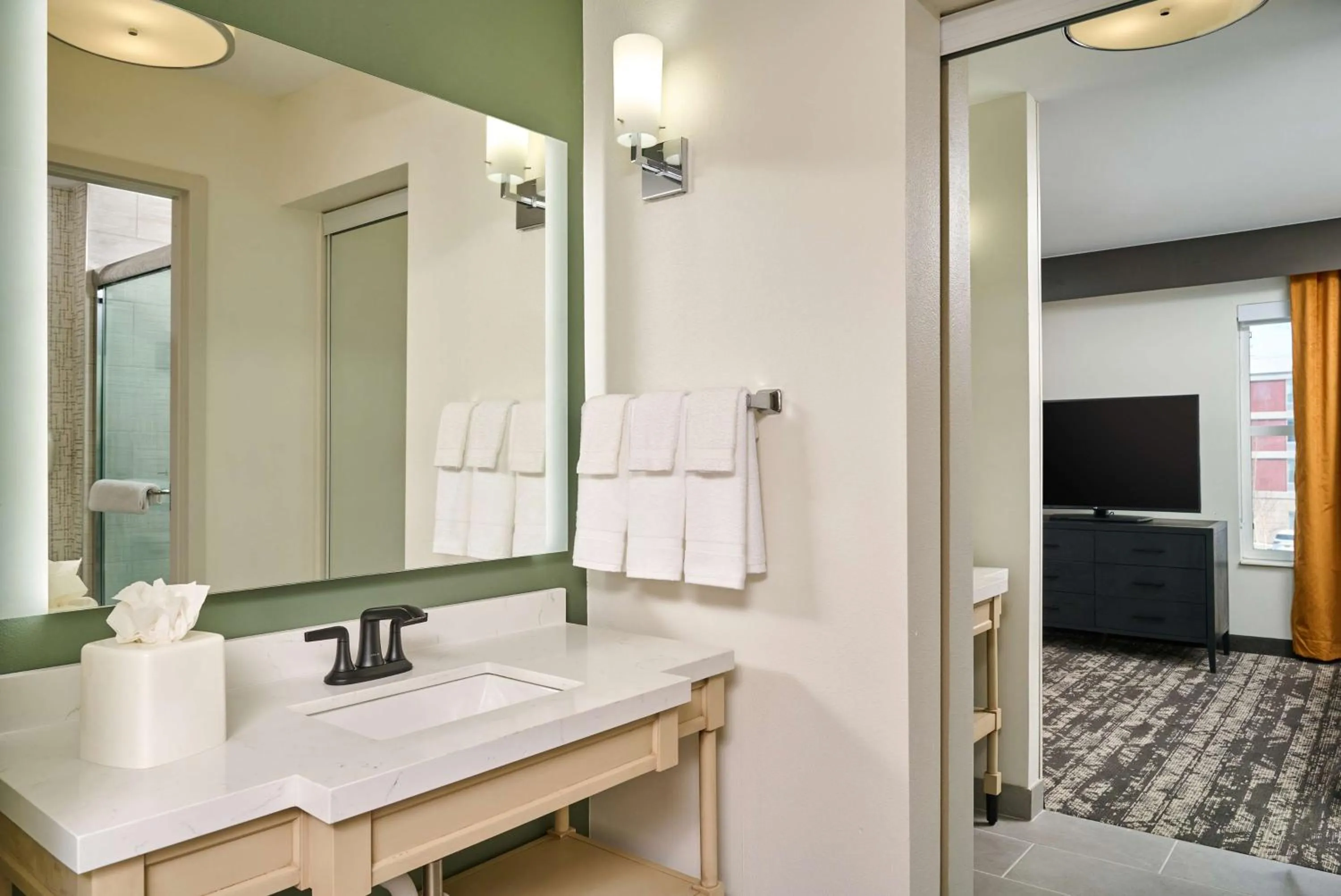 Bathroom in Homewood Suites by Hilton Anchorage