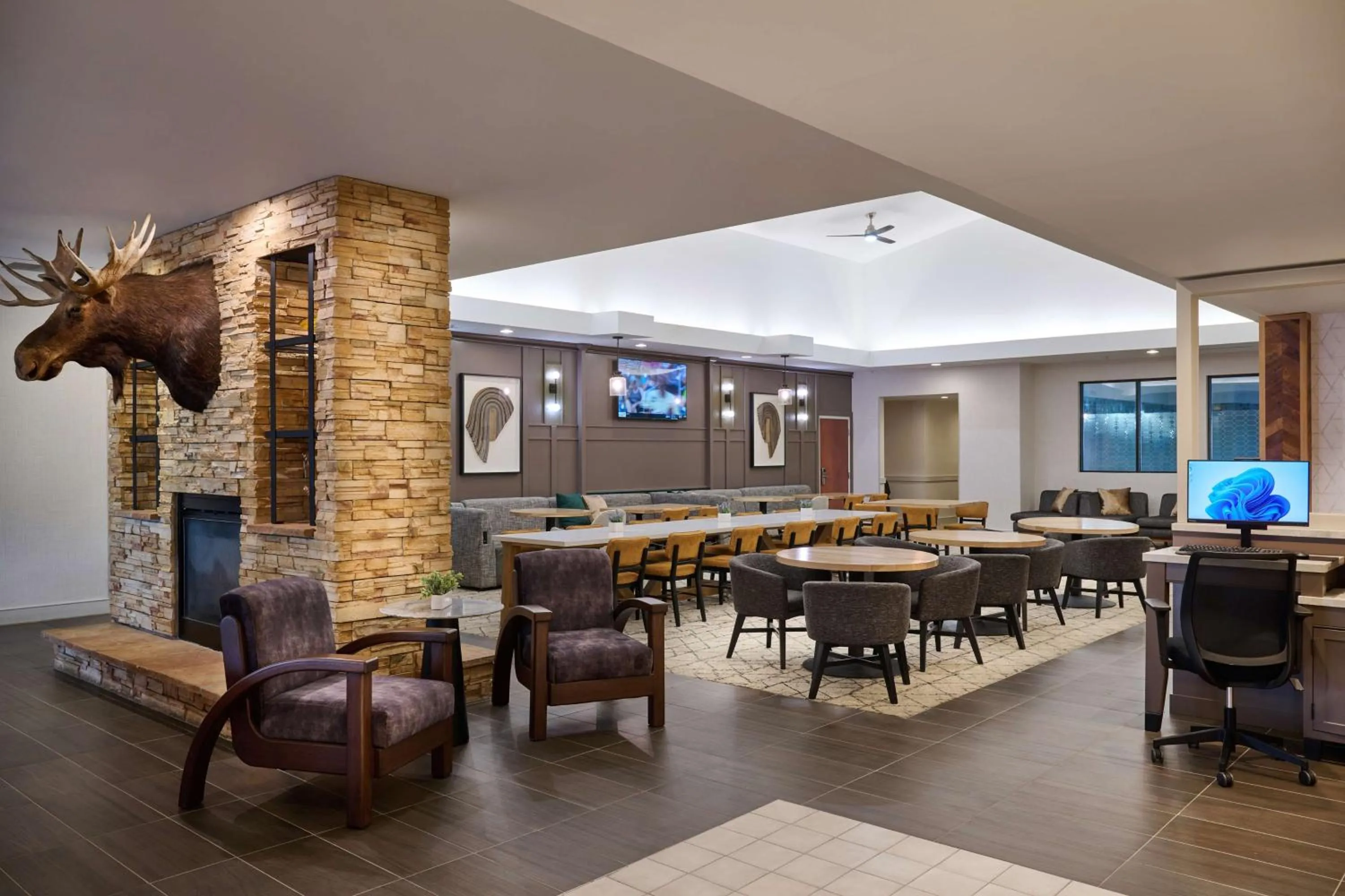 Lobby or reception in Homewood Suites by Hilton Anchorage