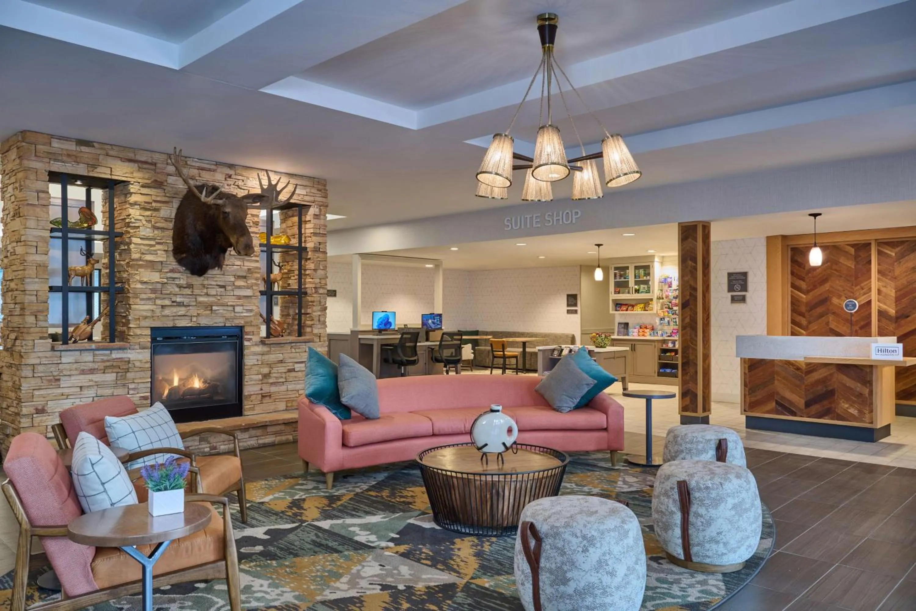 Lobby or reception in Homewood Suites by Hilton Anchorage