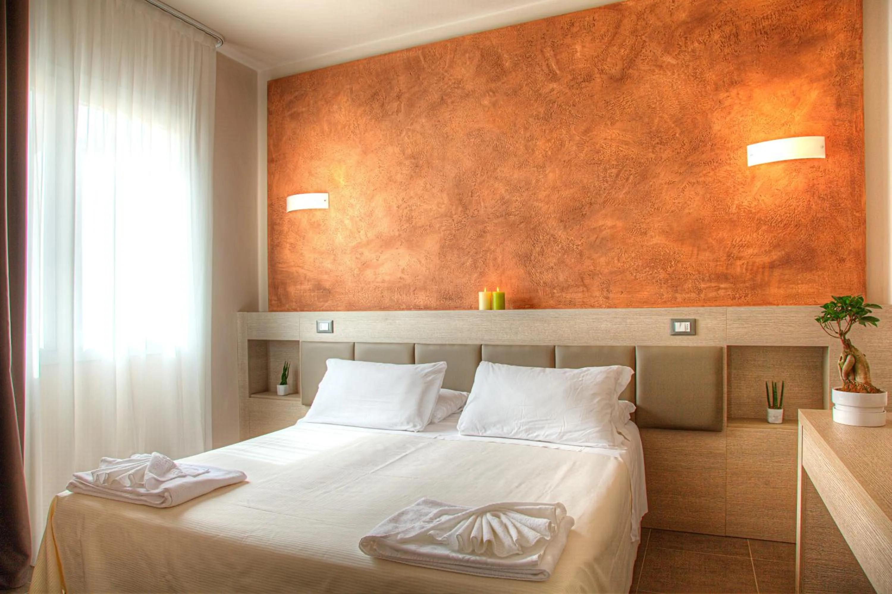 Bed in Hotel Helvetia