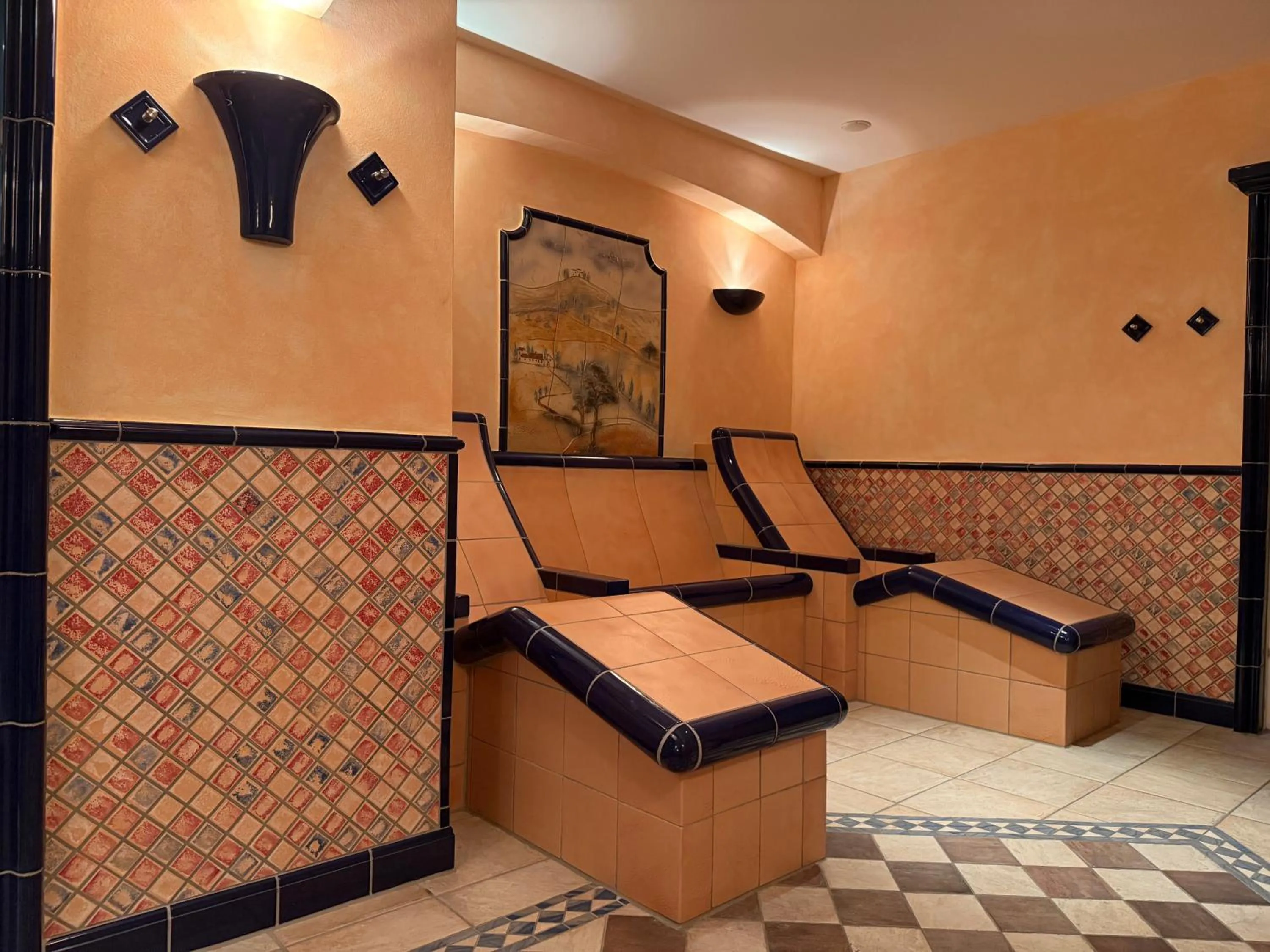 Sauna in Garni Eden Hotels