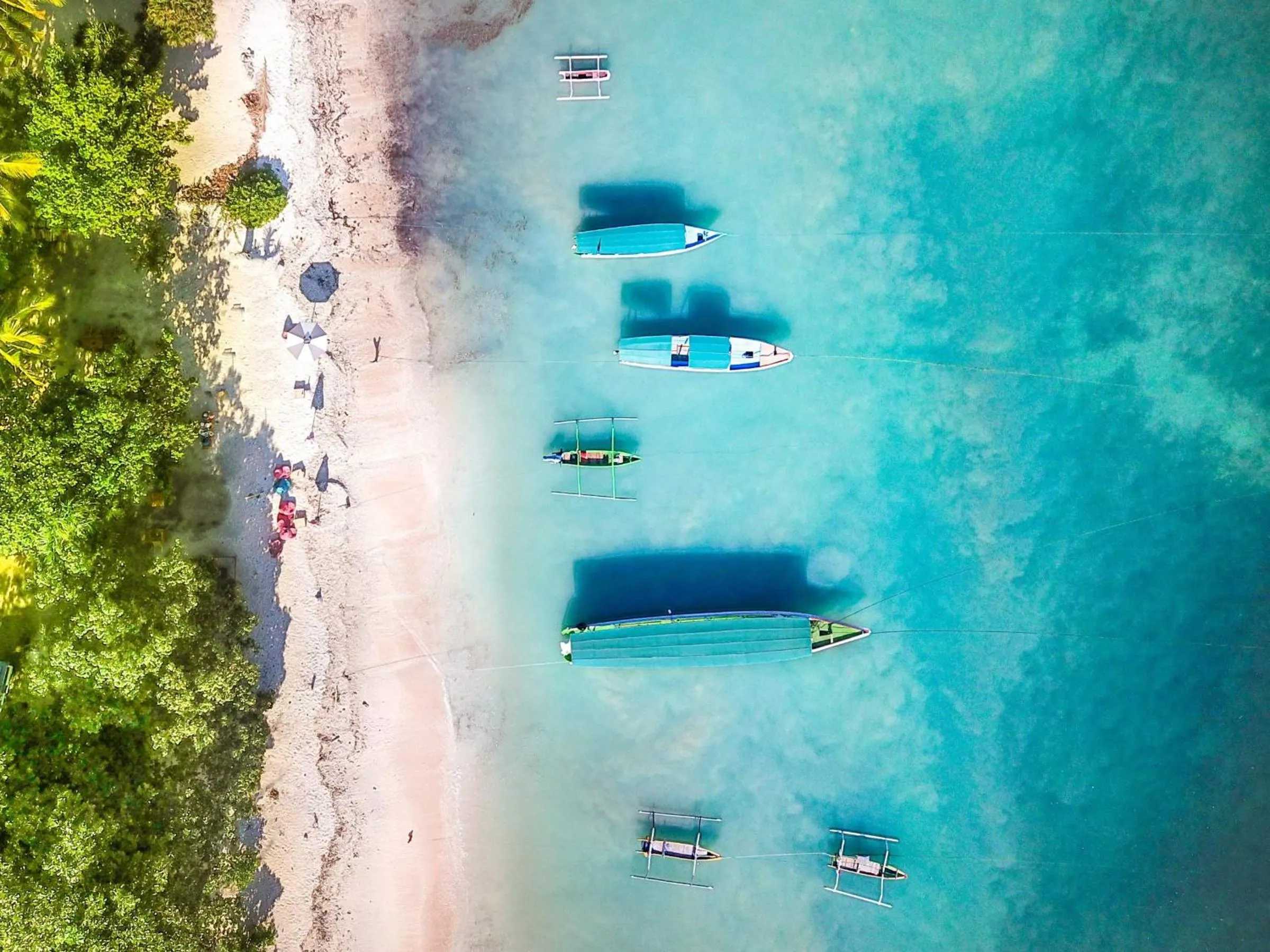 Bird's eye view in Villa Samalas Resort and Restaurant