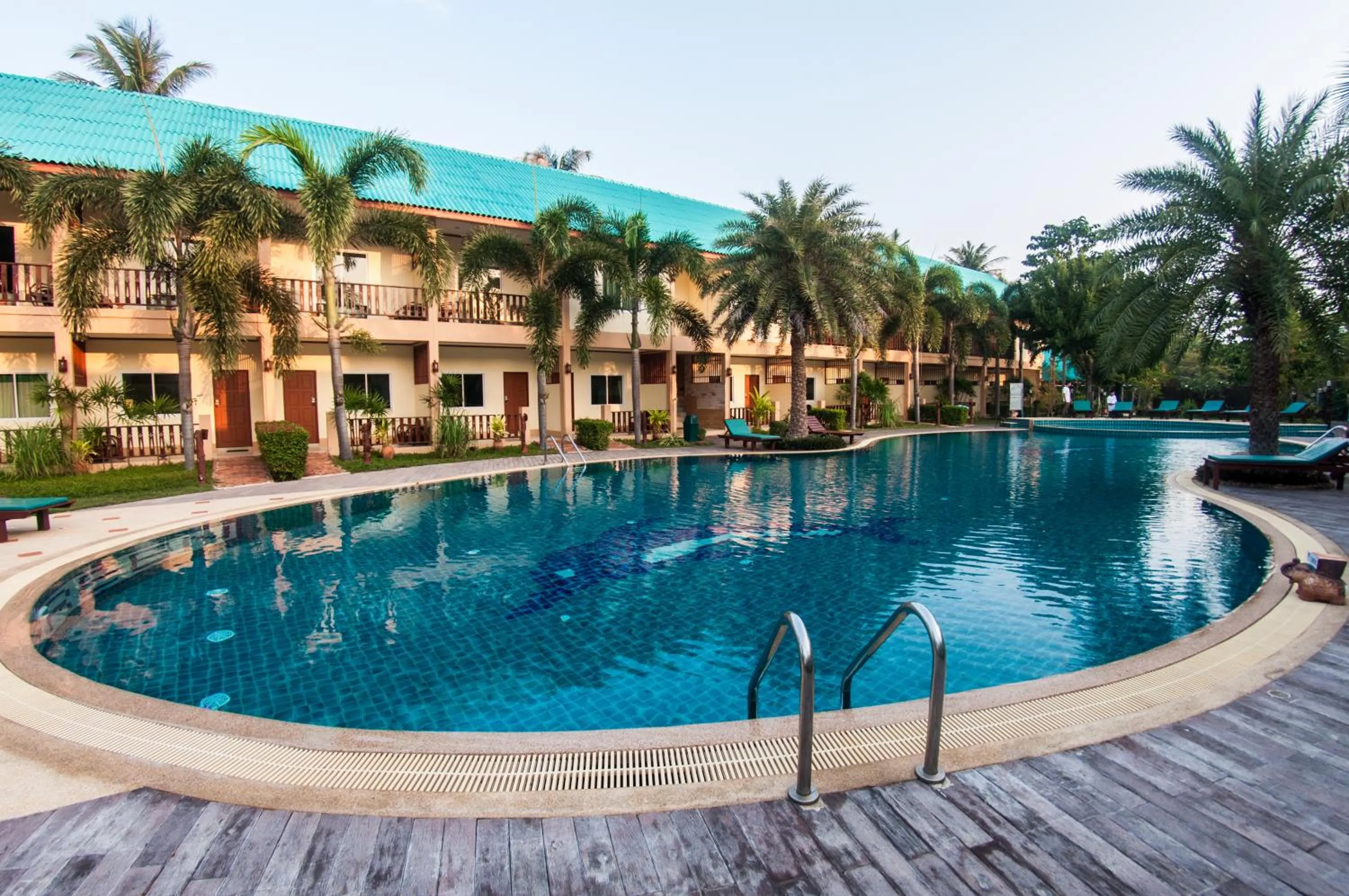 Swimming pool in The Green Beach Resort