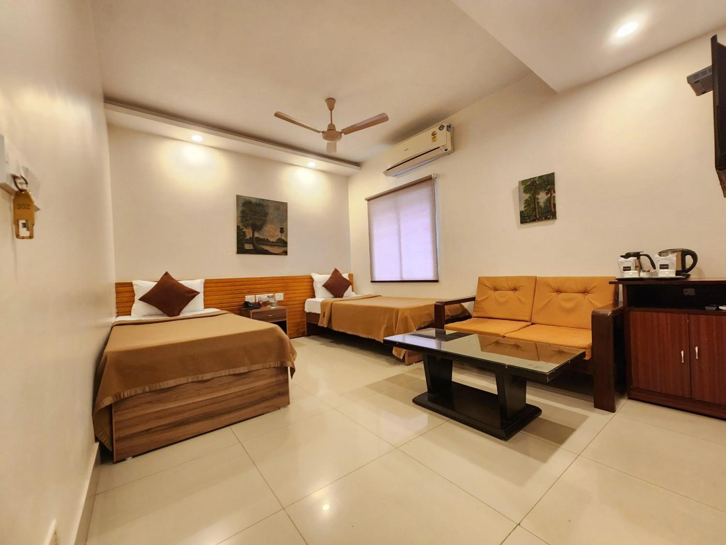 Bed in Wise Owl Comfotel