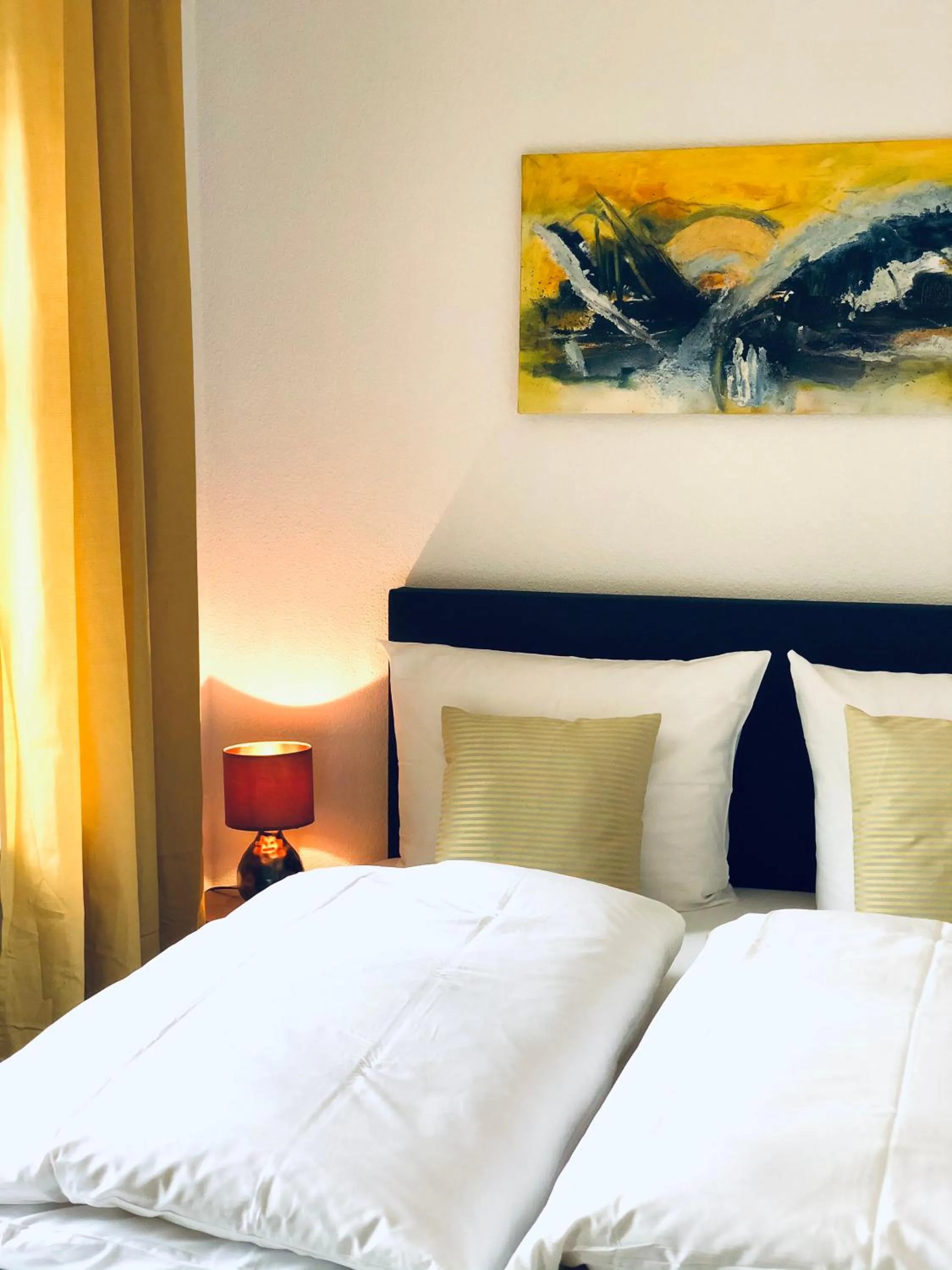 Bed in Hotel & Restaurant Grüner Baum Merzhausen