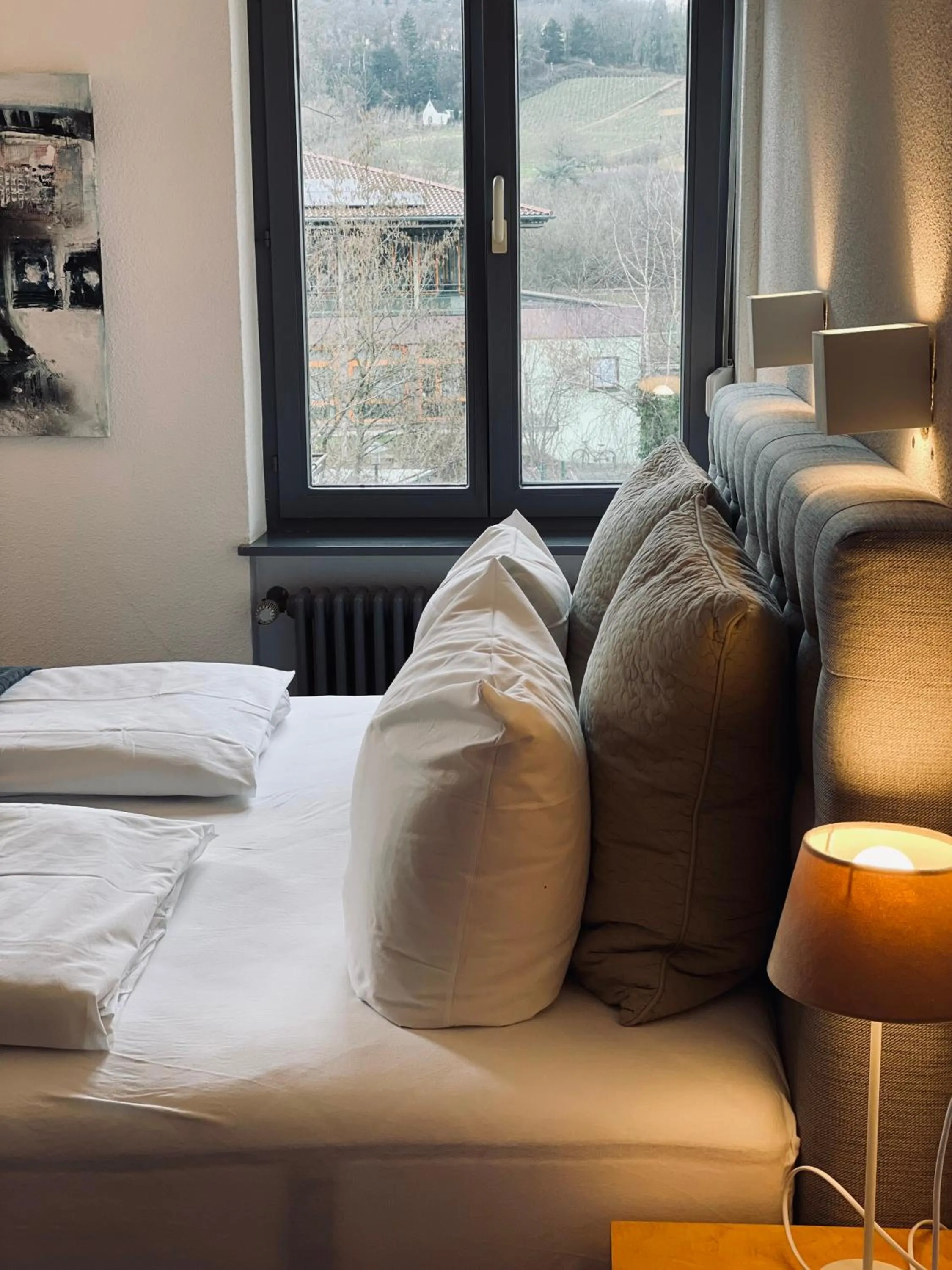 Bed in Hotel & Restaurant Grüner Baum Merzhausen