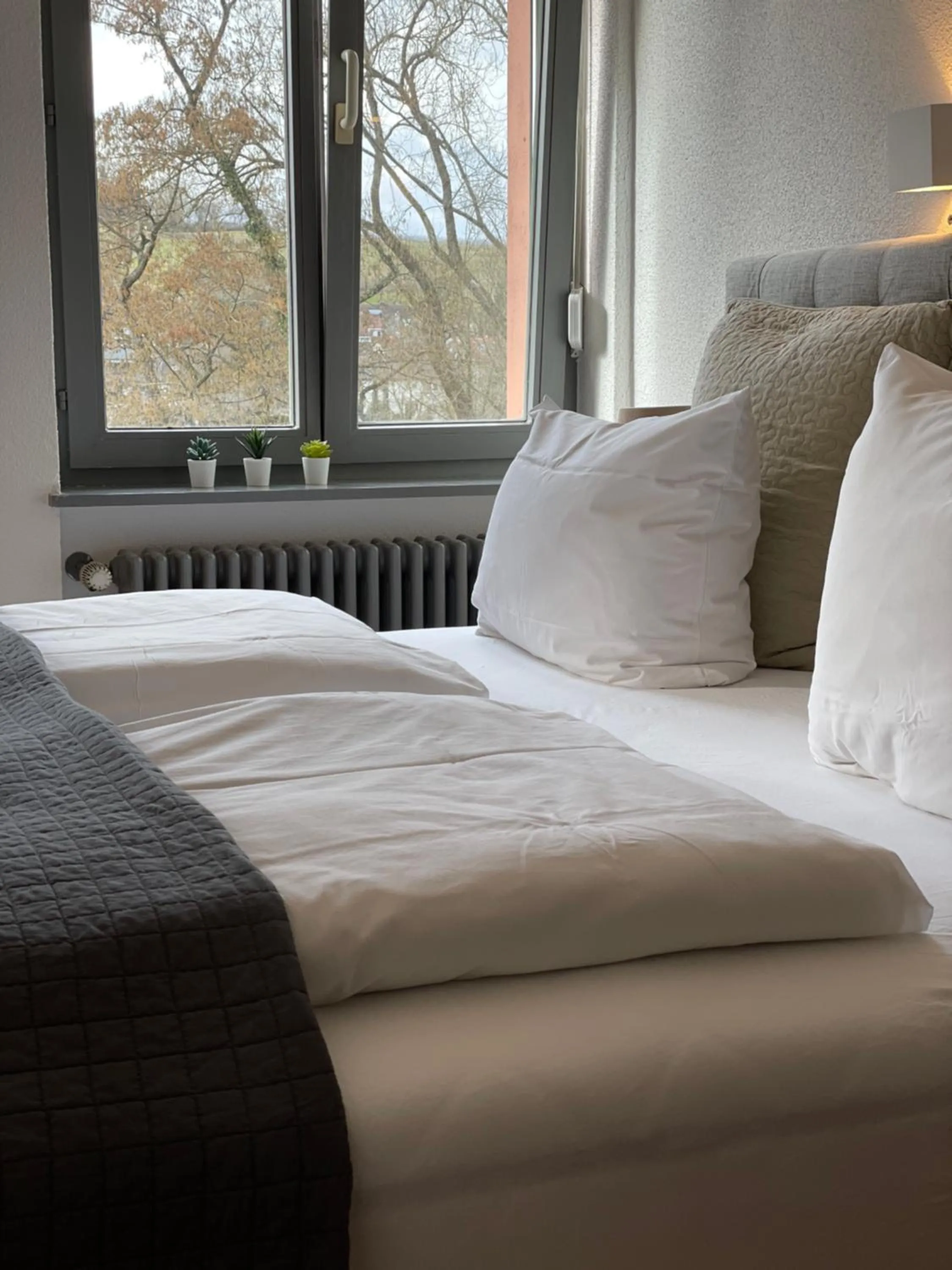 Bed in Hotel & Restaurant Grüner Baum Merzhausen