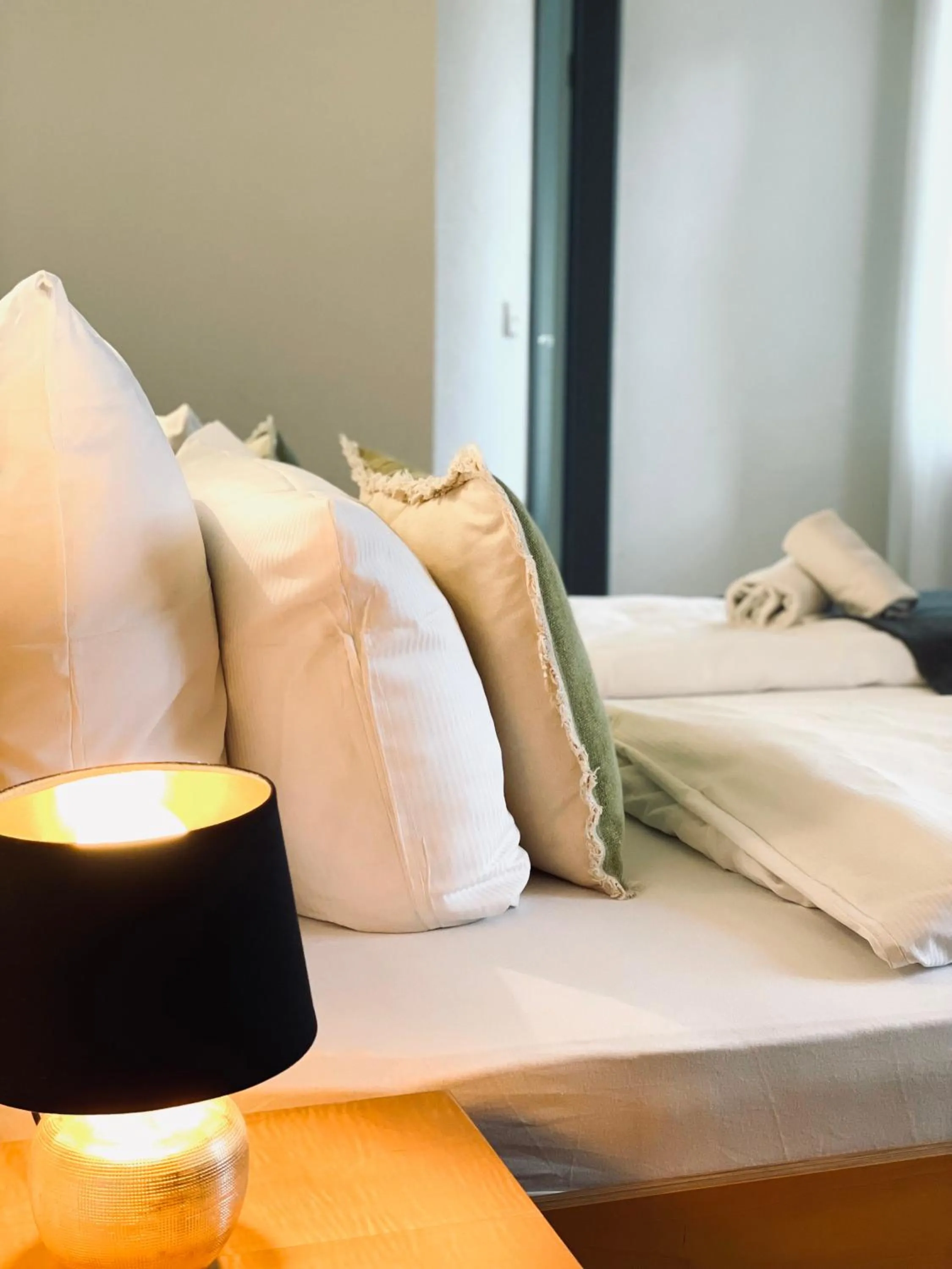 Bed in Hotel & Restaurant Grüner Baum Merzhausen