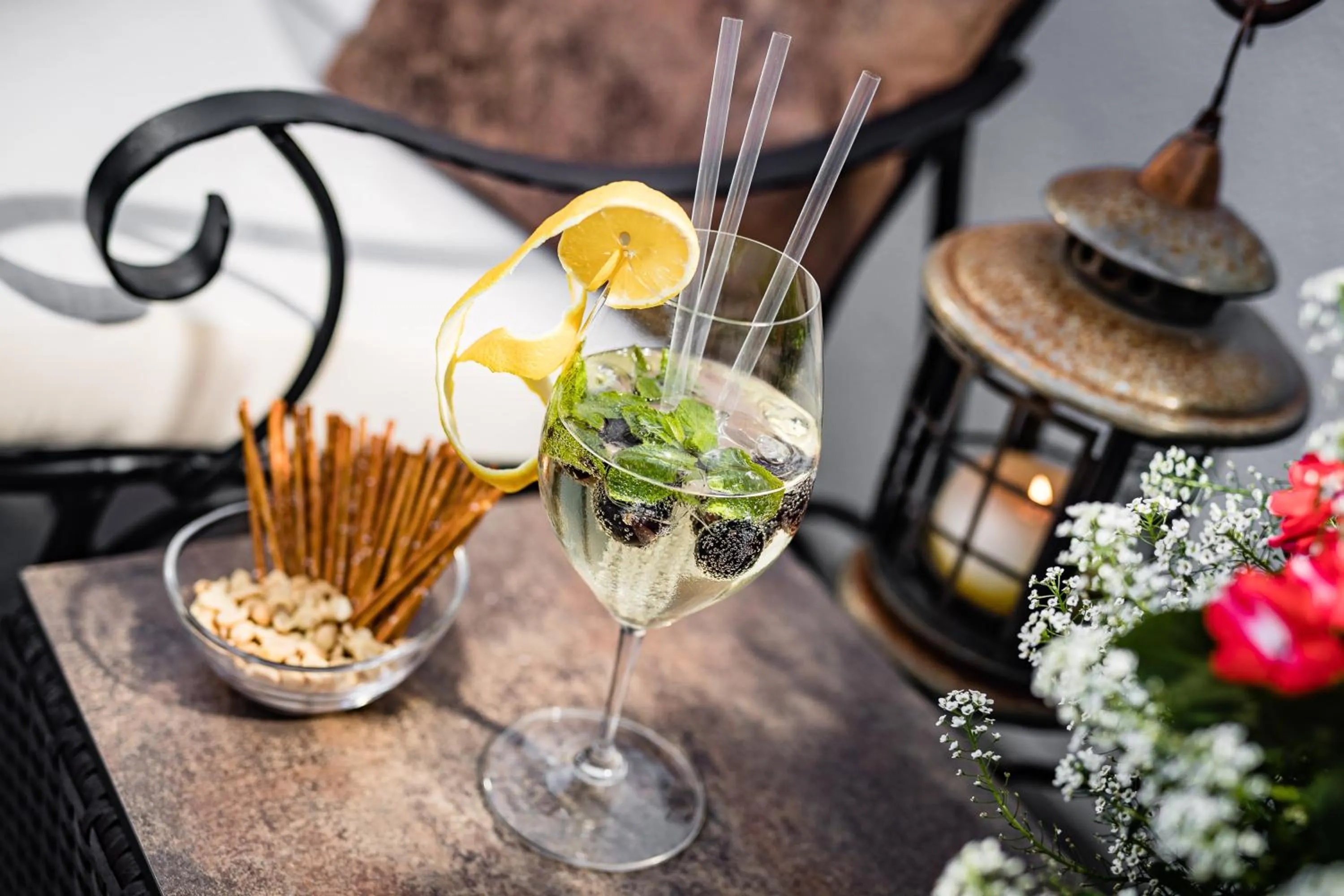 Drinks in Hotel Saltauserhof