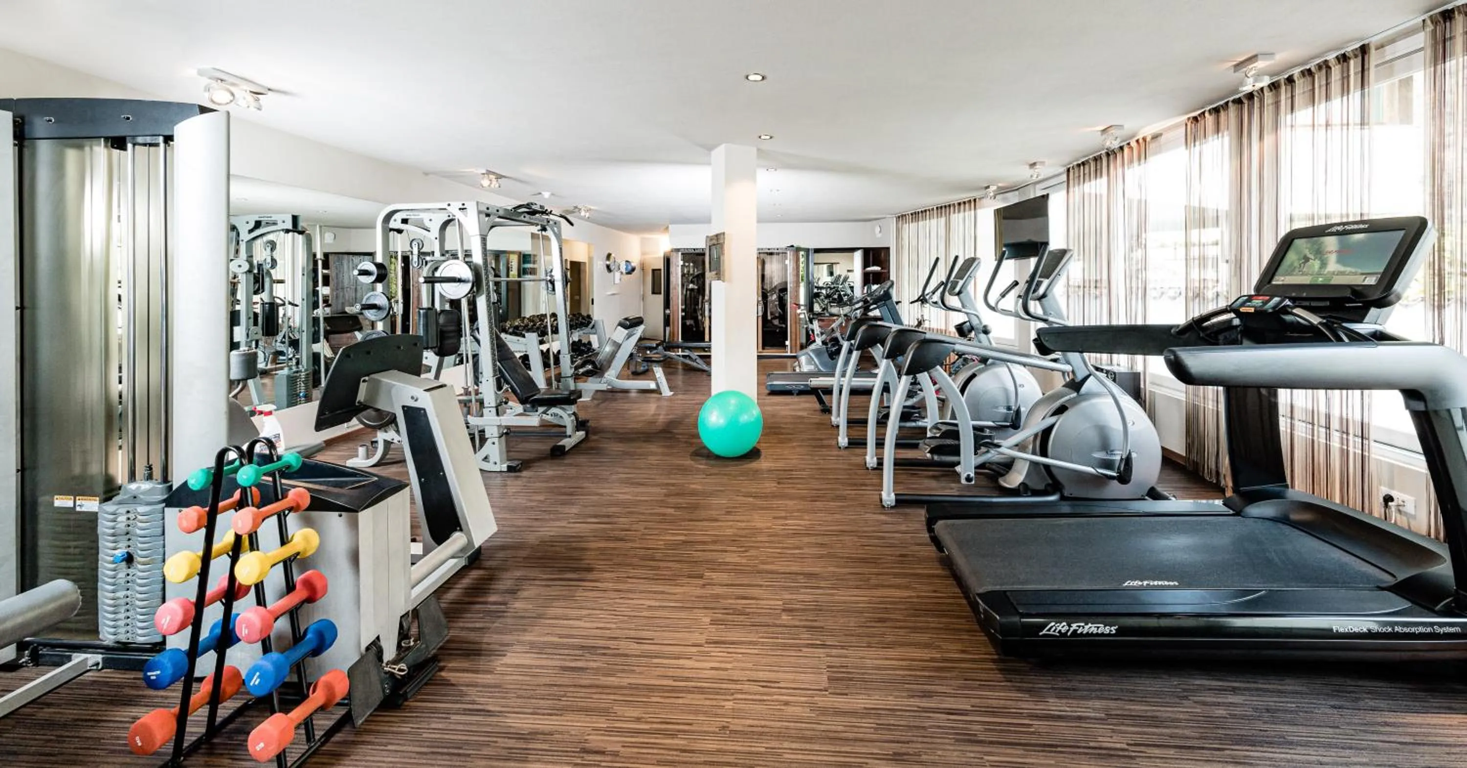 Fitness centre/facilities in Hotel Saltauserhof
