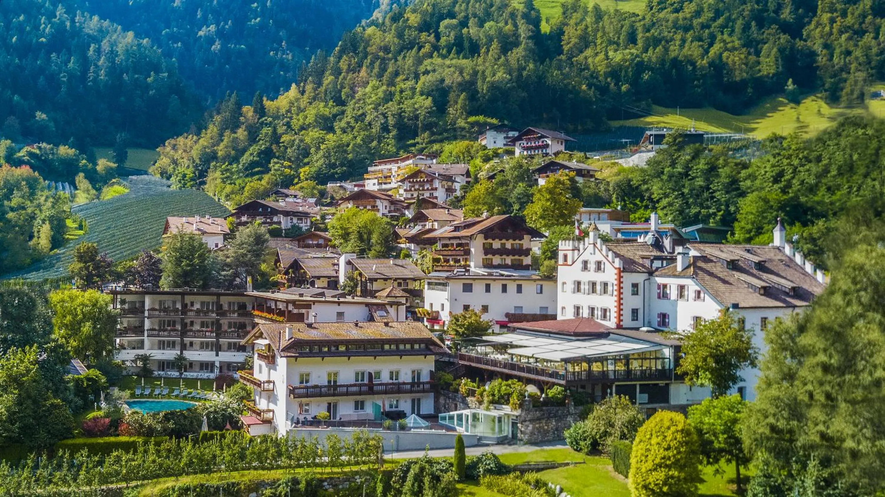 Bird's eye view in Hotel Saltauserhof
