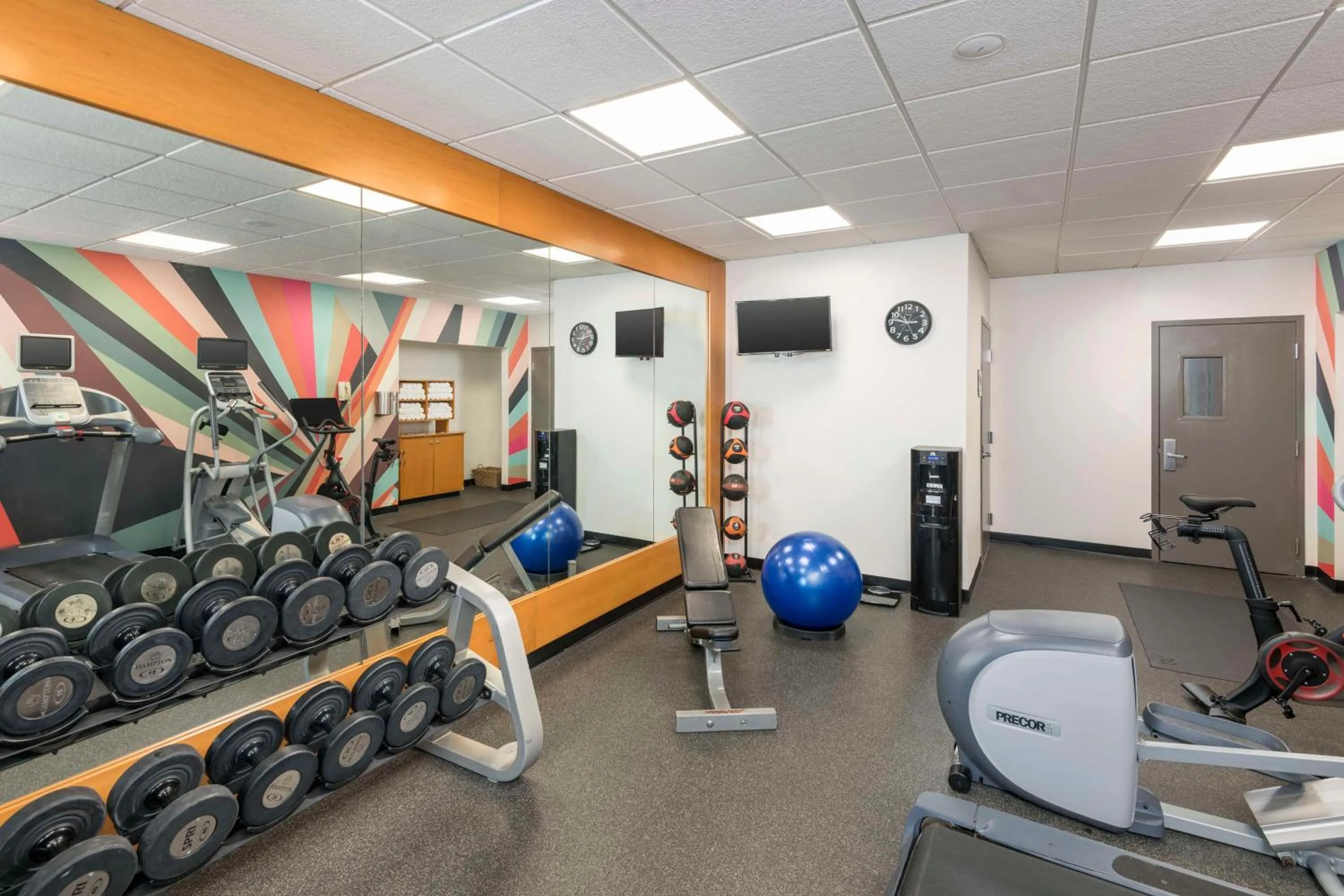 Fitness centre/facilities in Hilton Garden Inn Boca Raton