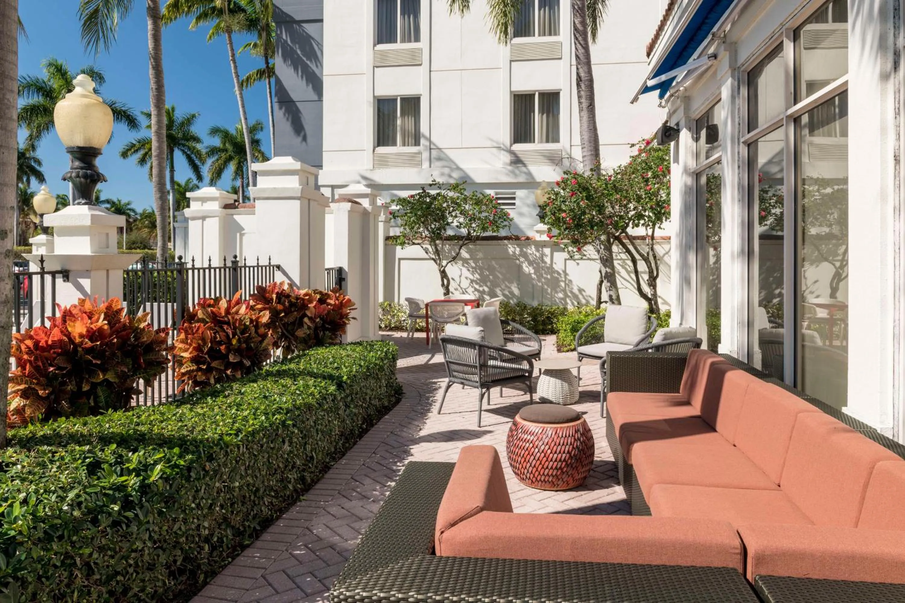 Patio in Hilton Garden Inn Boca Raton