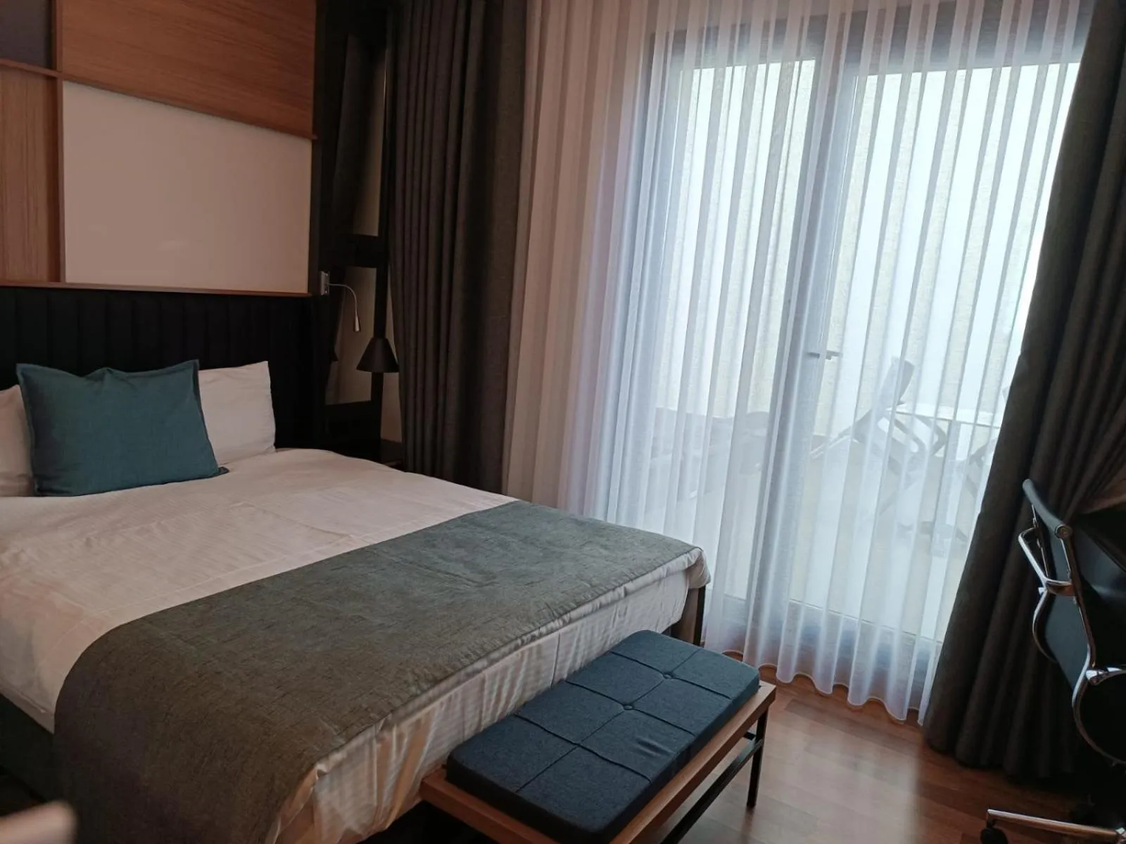 Bed in Expoist Hotel