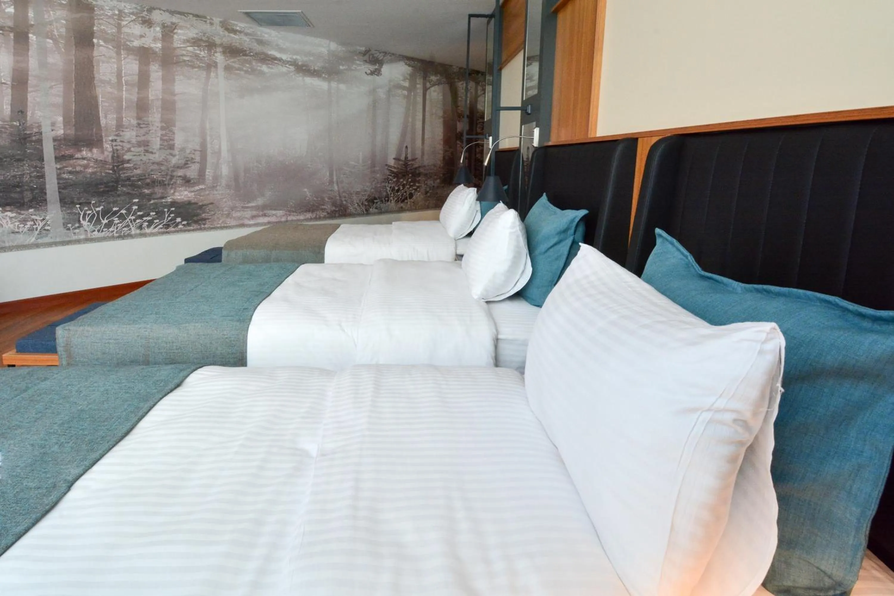 Bed in Expoist Hotel