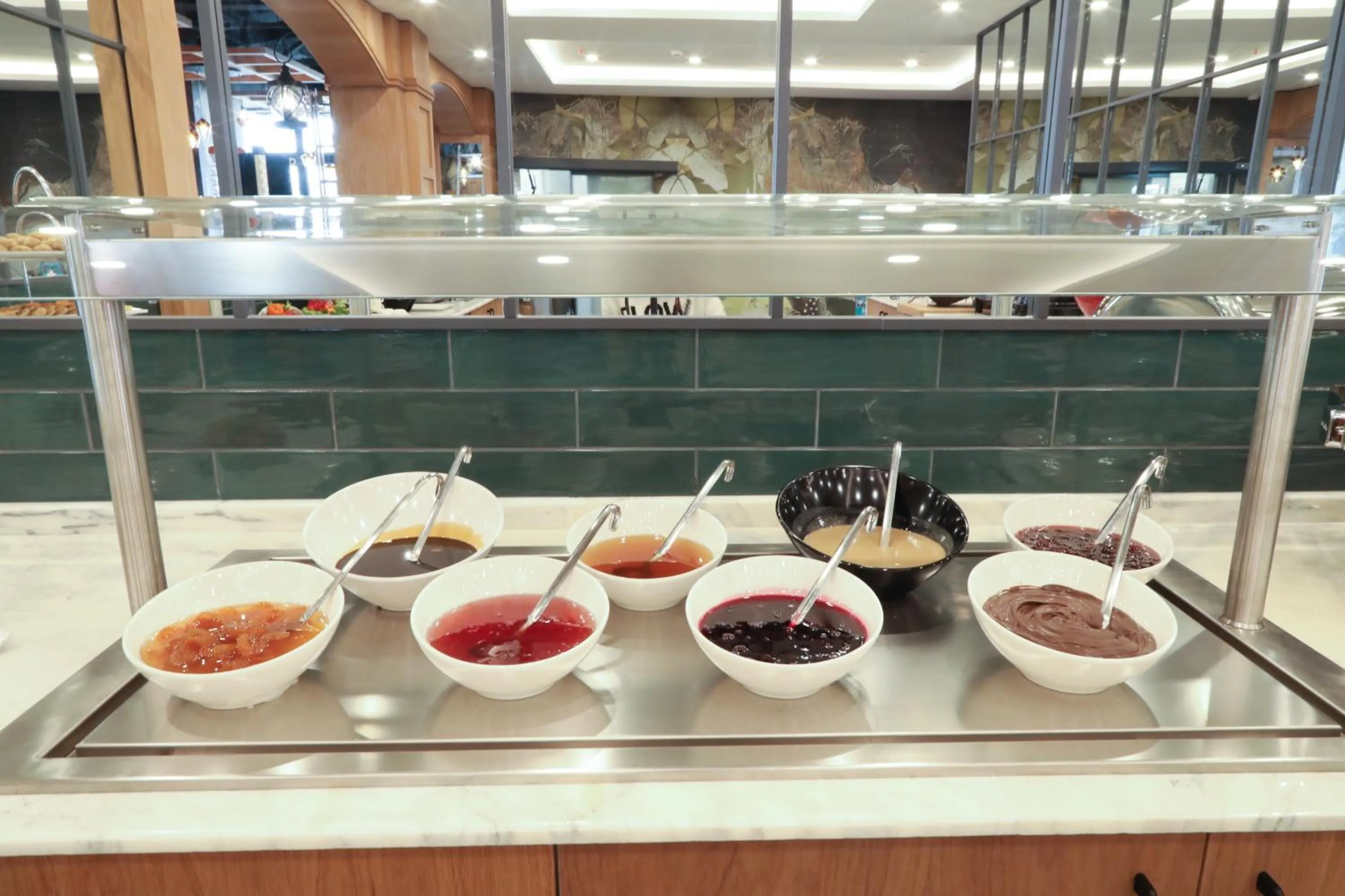 Buffet breakfast in Expoist Hotel