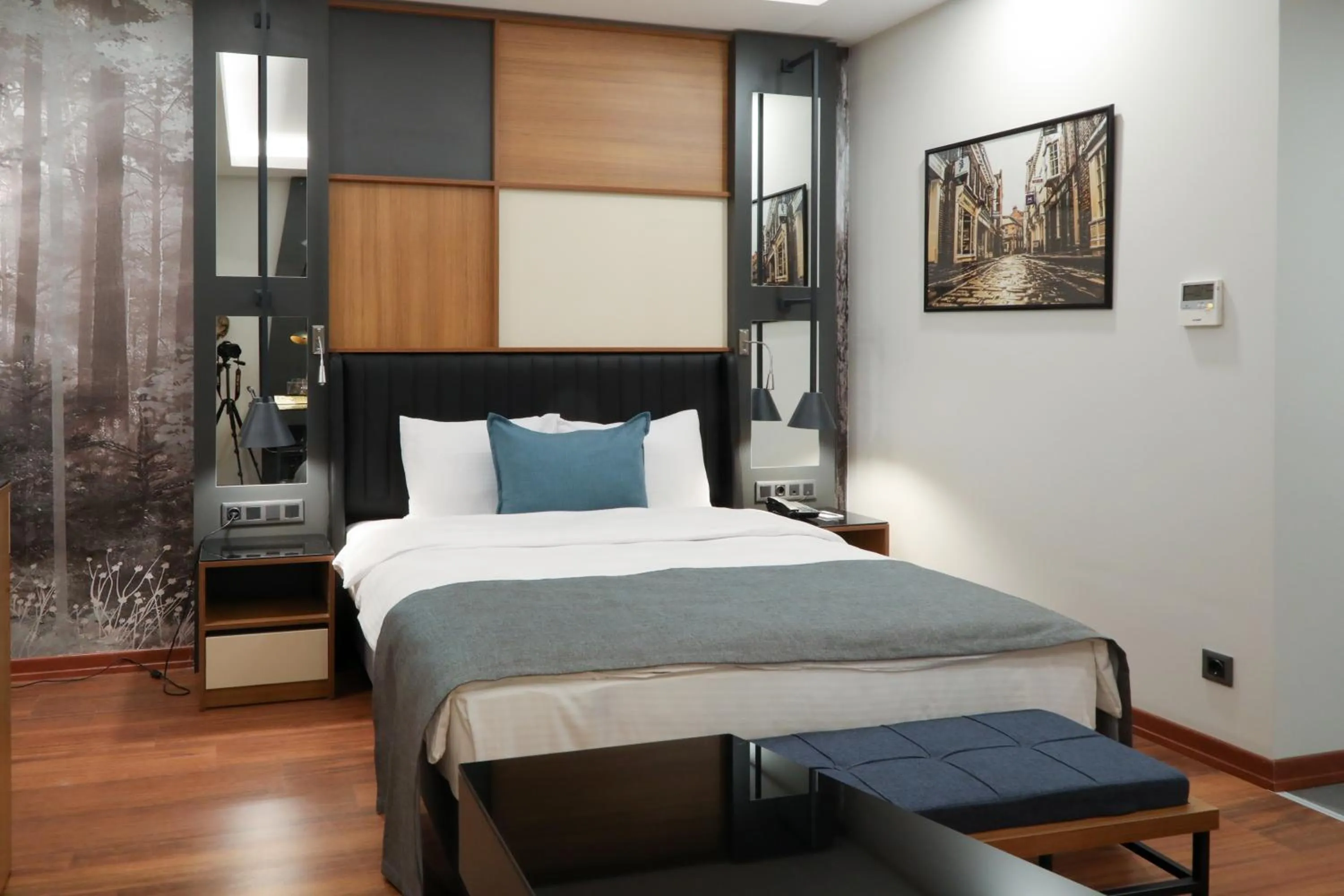 Bed in Expoist Hotel