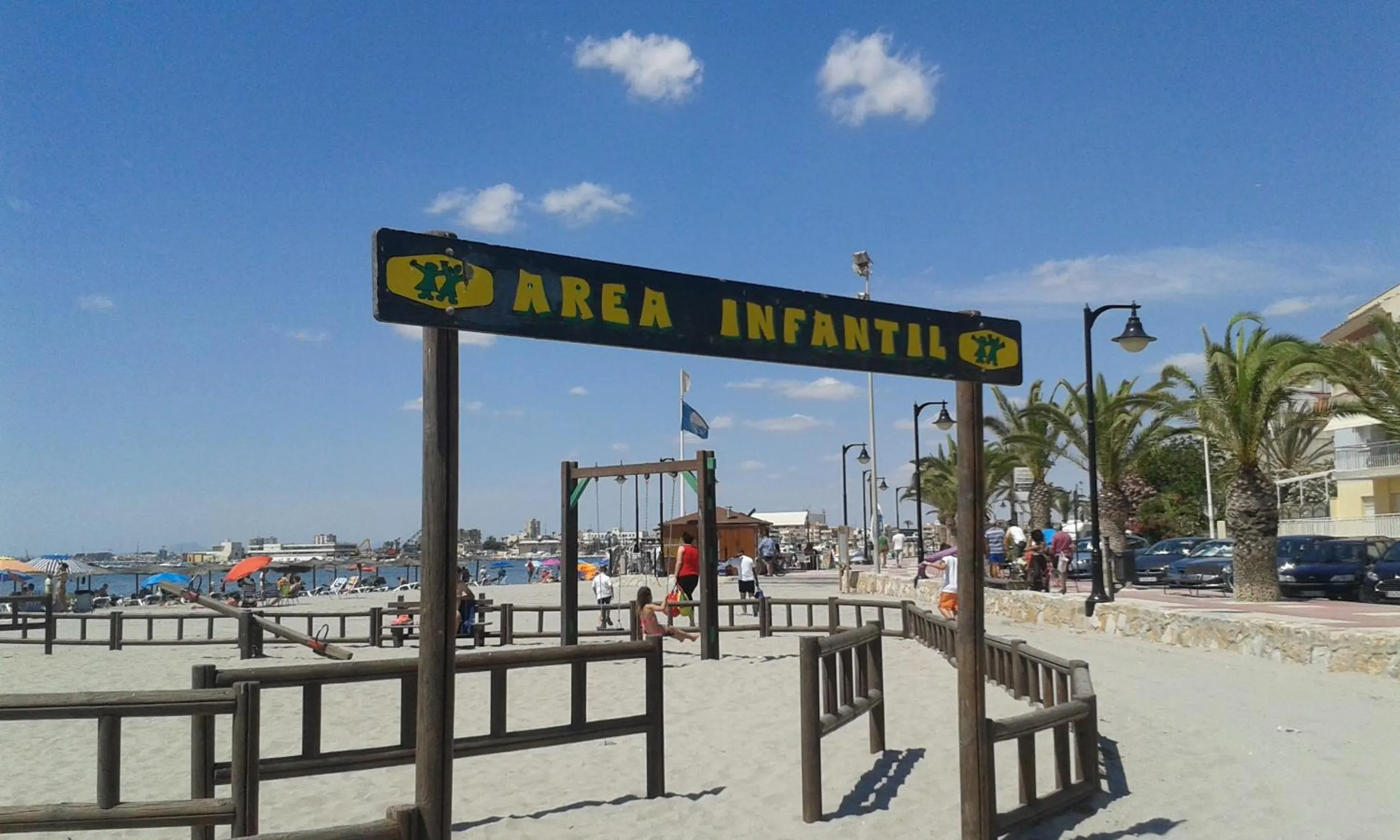 Children play ground in Hotel Los Molinos