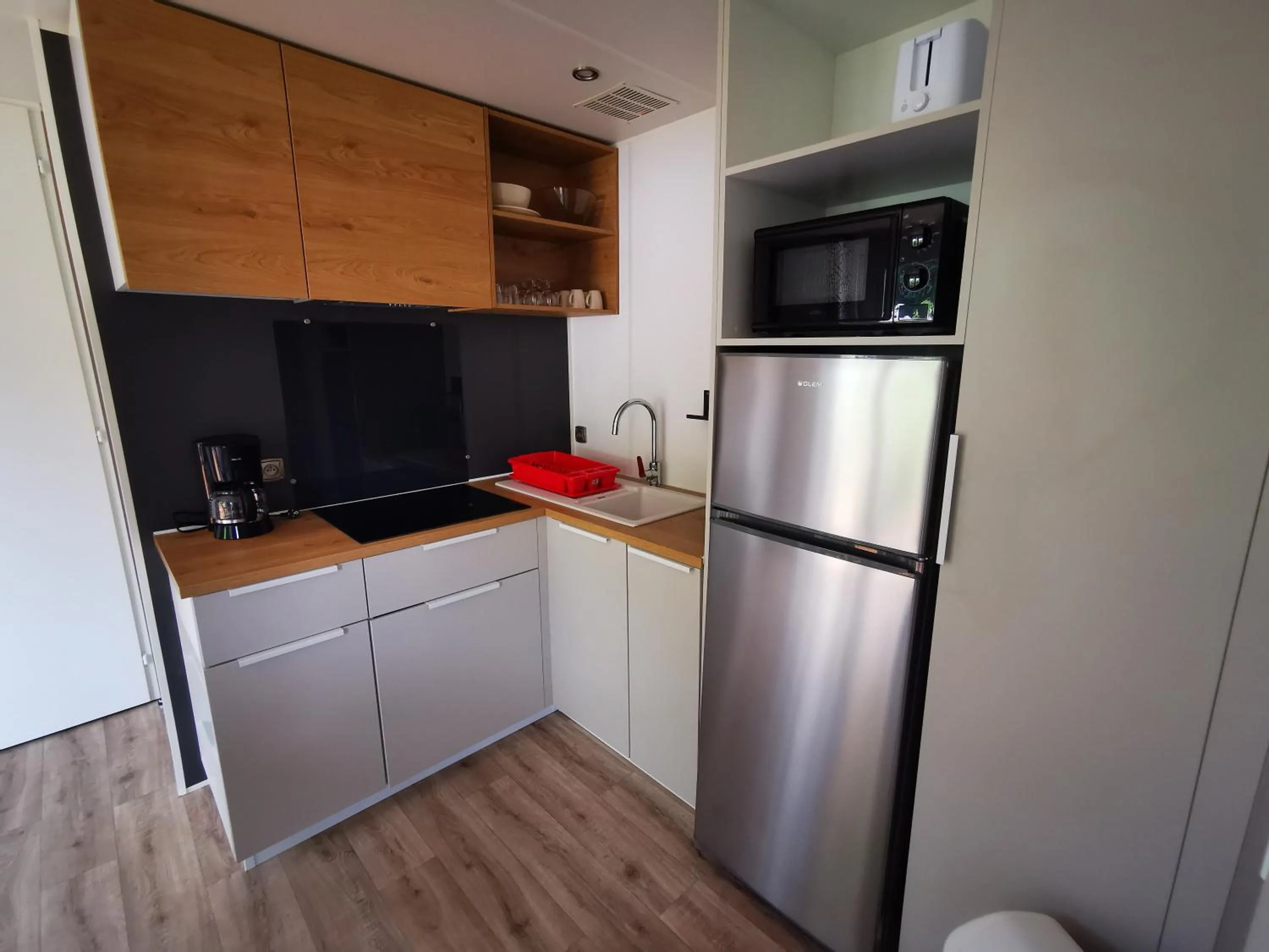 Kitchen or kitchenette in Camping des Bondons