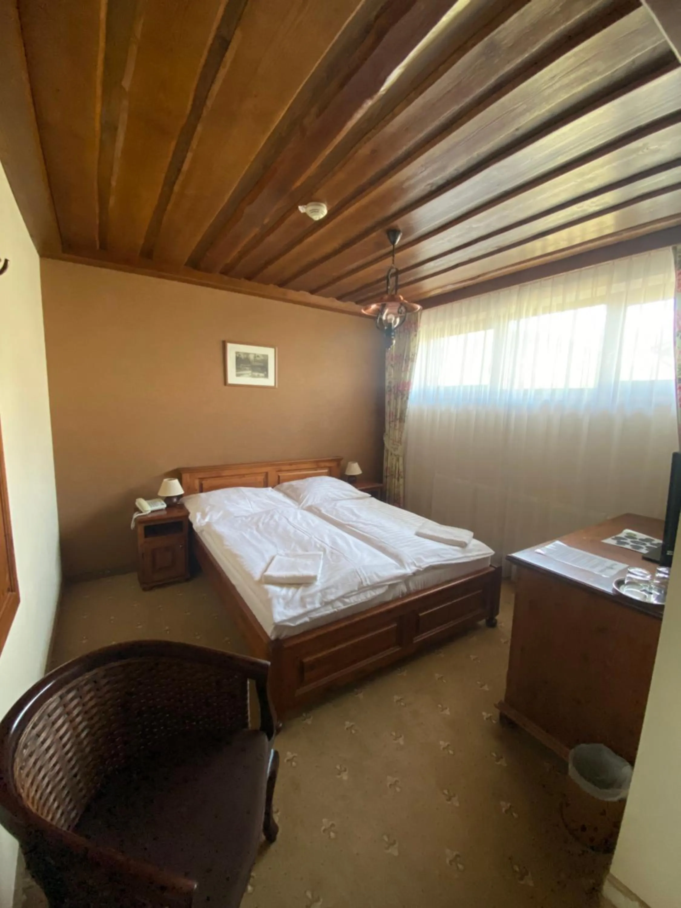 Decorative detail, Bed in Wellness Hotel Encian Donovaly