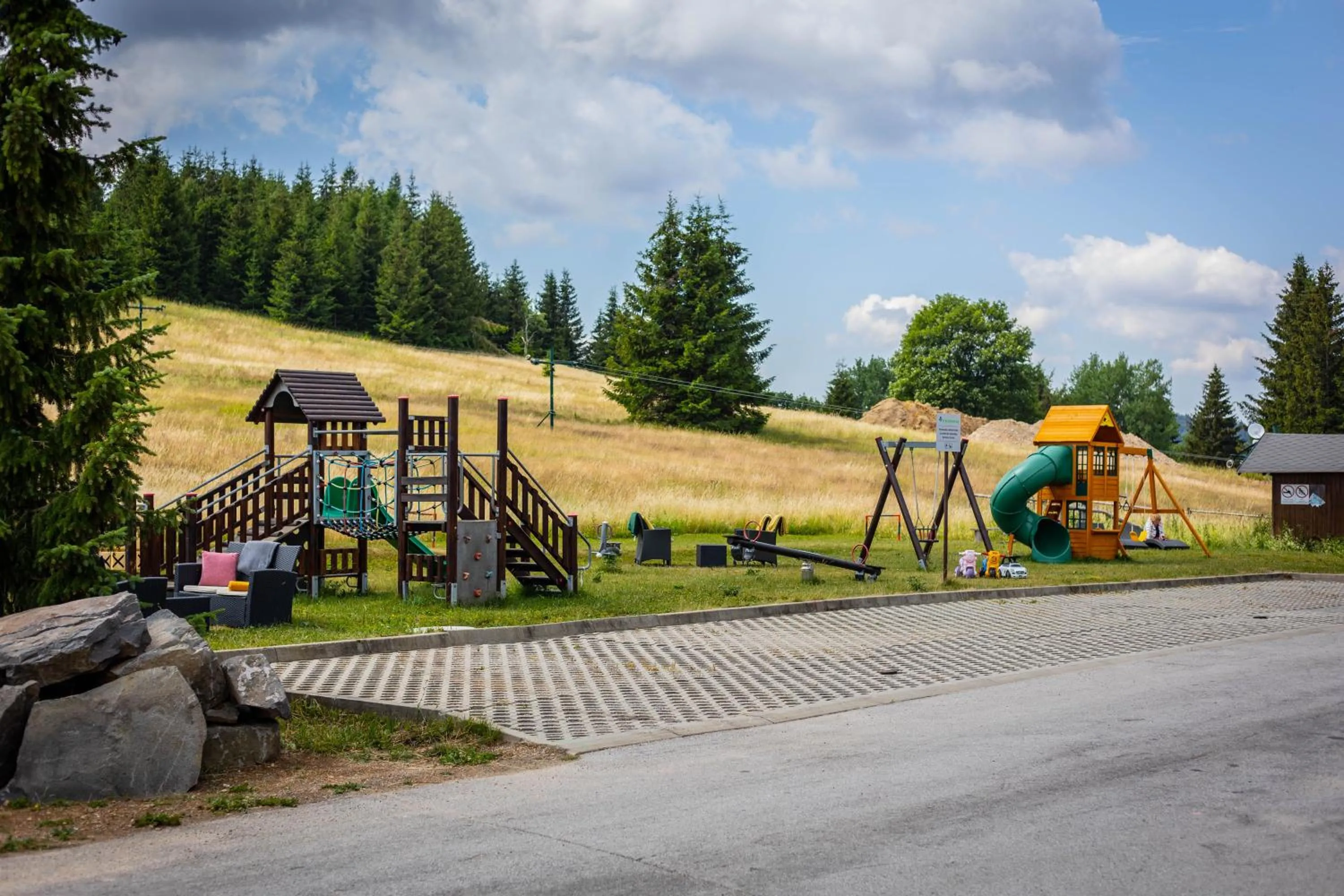 Children play ground in Wellness Hotel Encian Donovaly