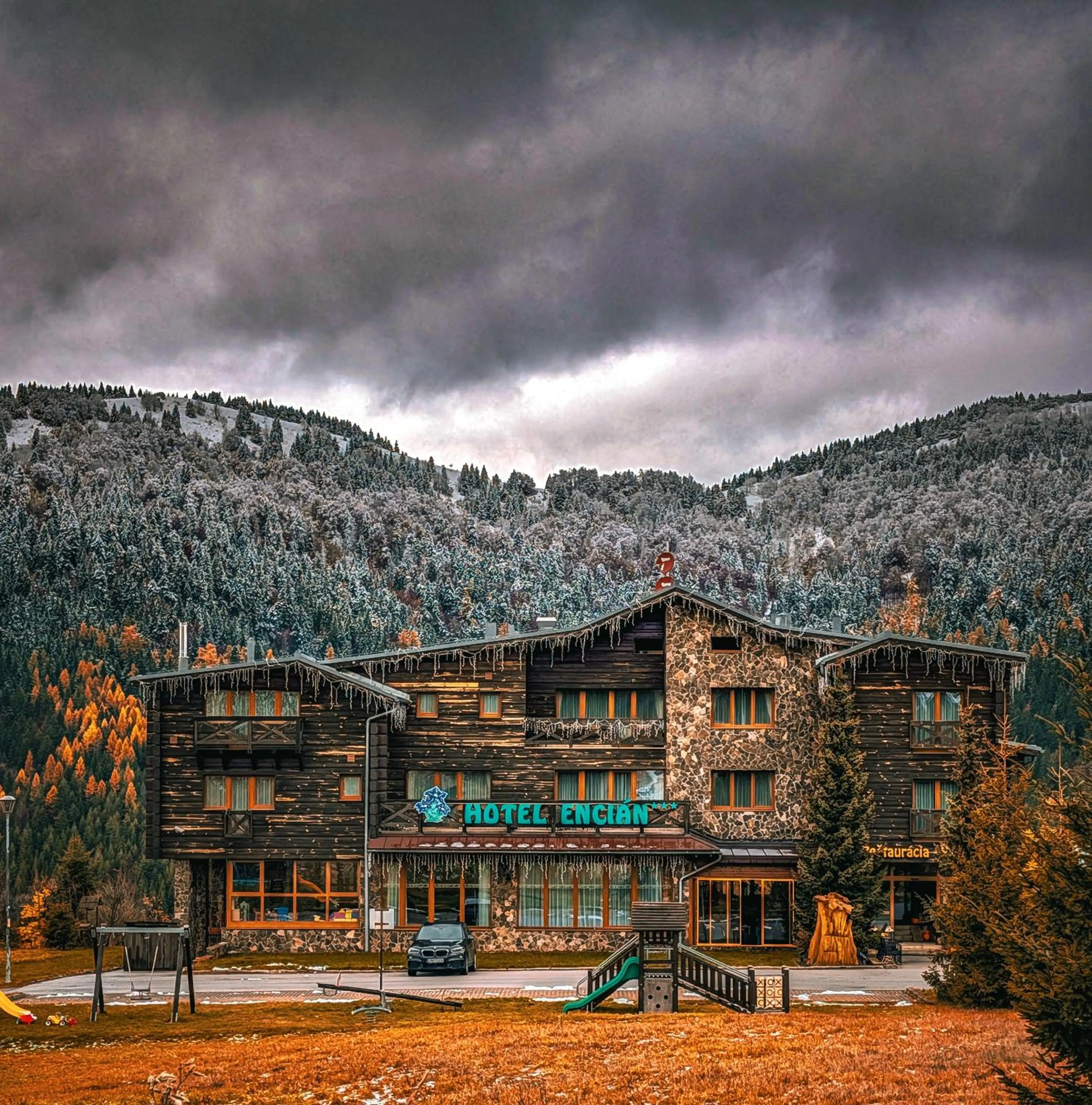 Property building in Wellness Hotel Encian Donovaly