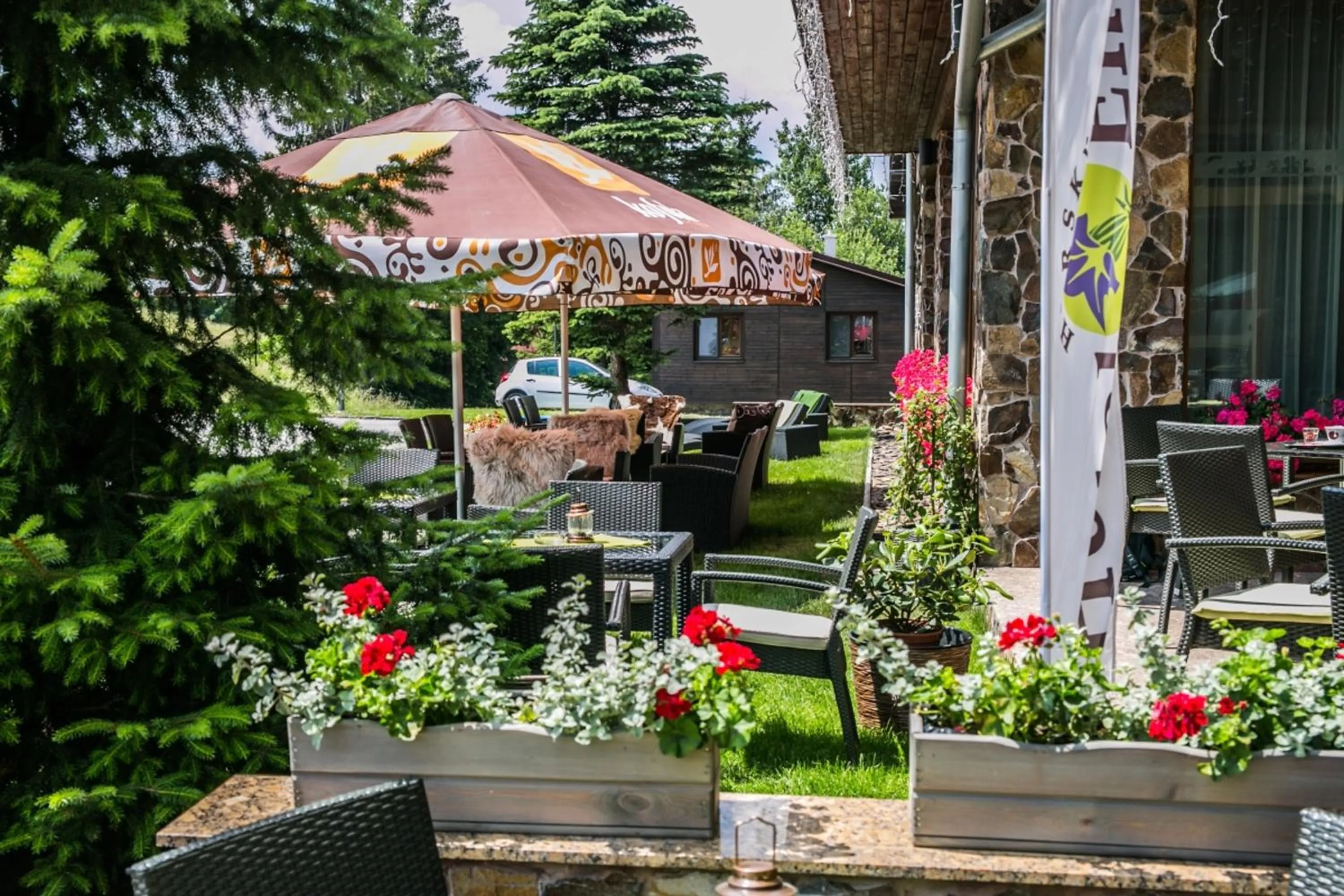 Balcony/Terrace in Wellness Hotel Encian Donovaly