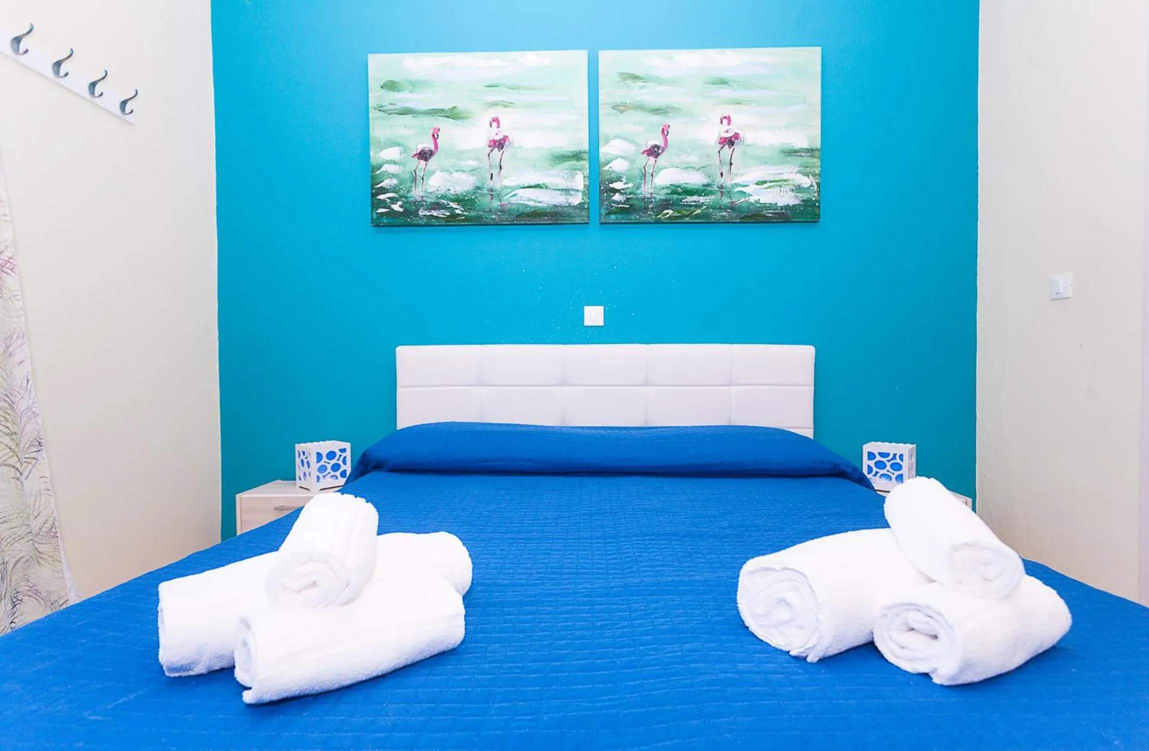 Bed in Hotel Romantik & Depandance