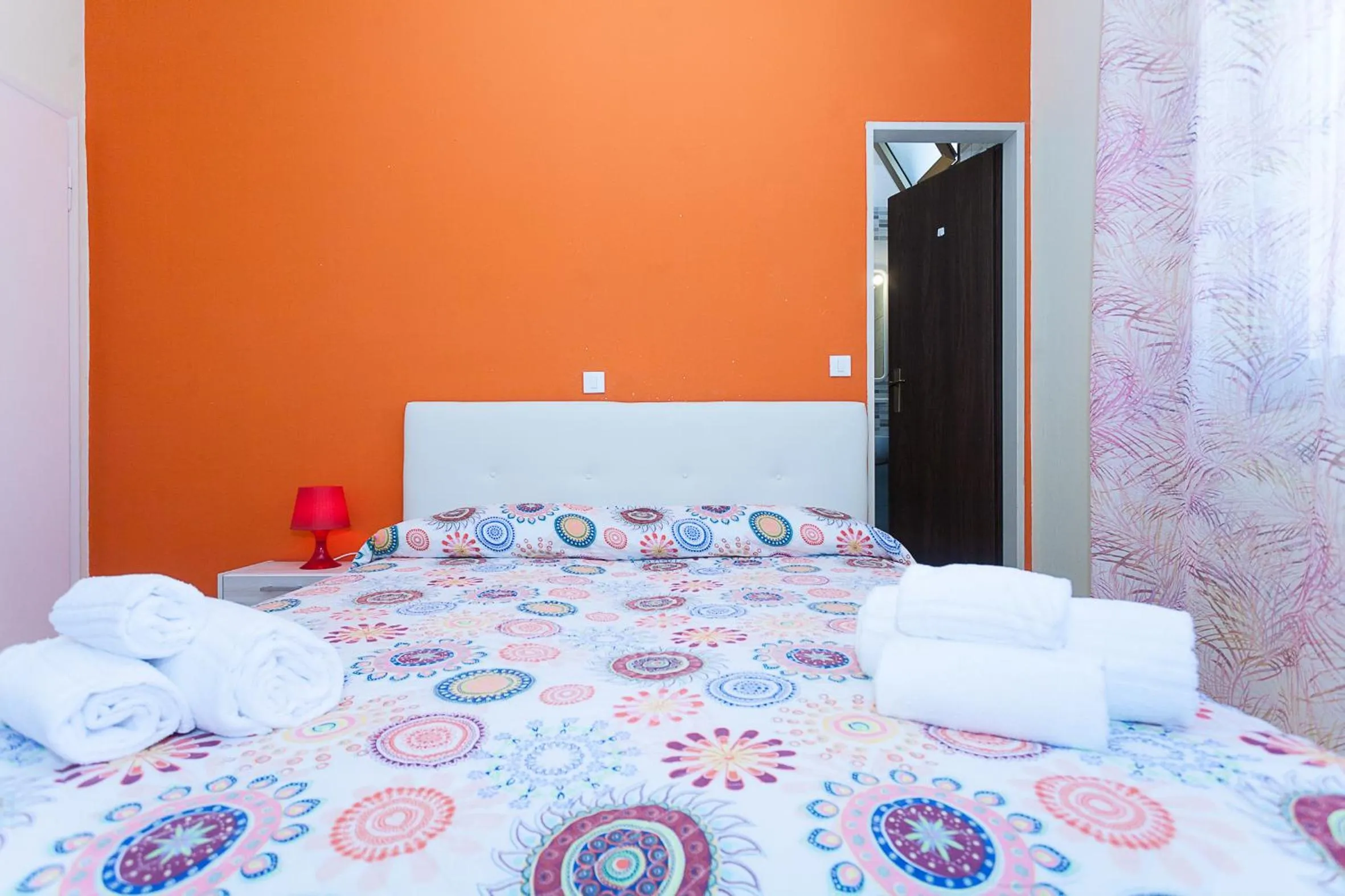 Bed in Hotel Romantik & Depandance