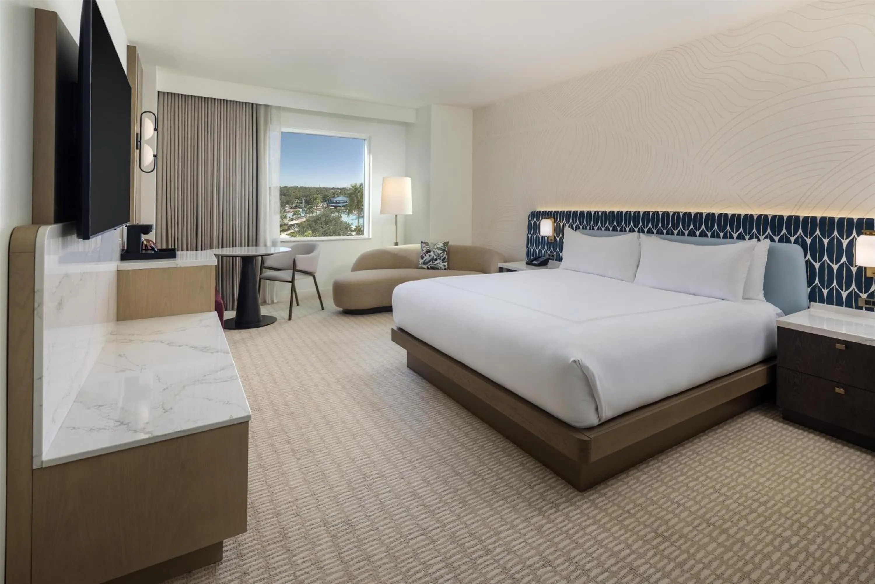 Bed in Hilton Orlando