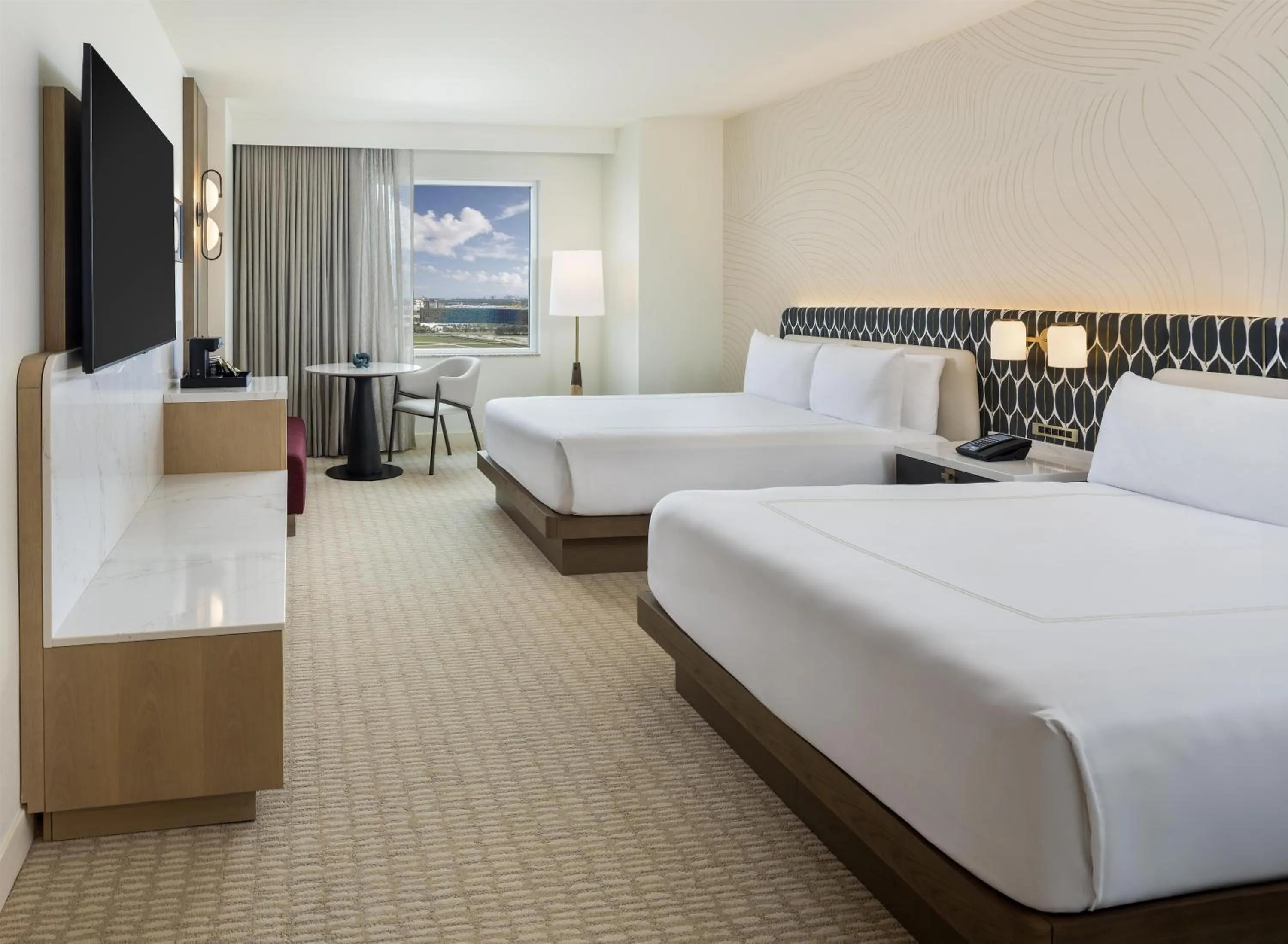 Bed in Hilton Orlando