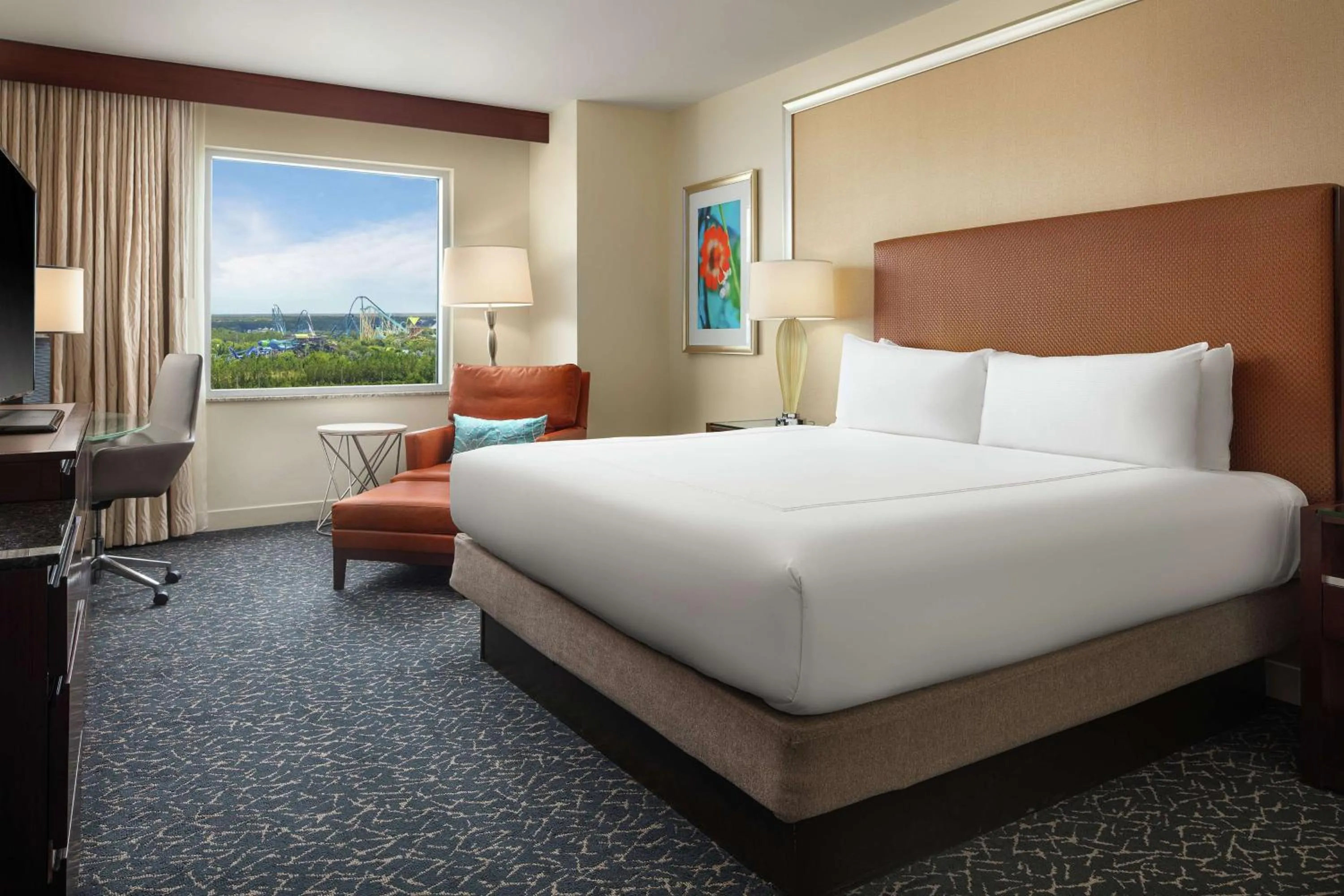 Bed in Hilton Orlando