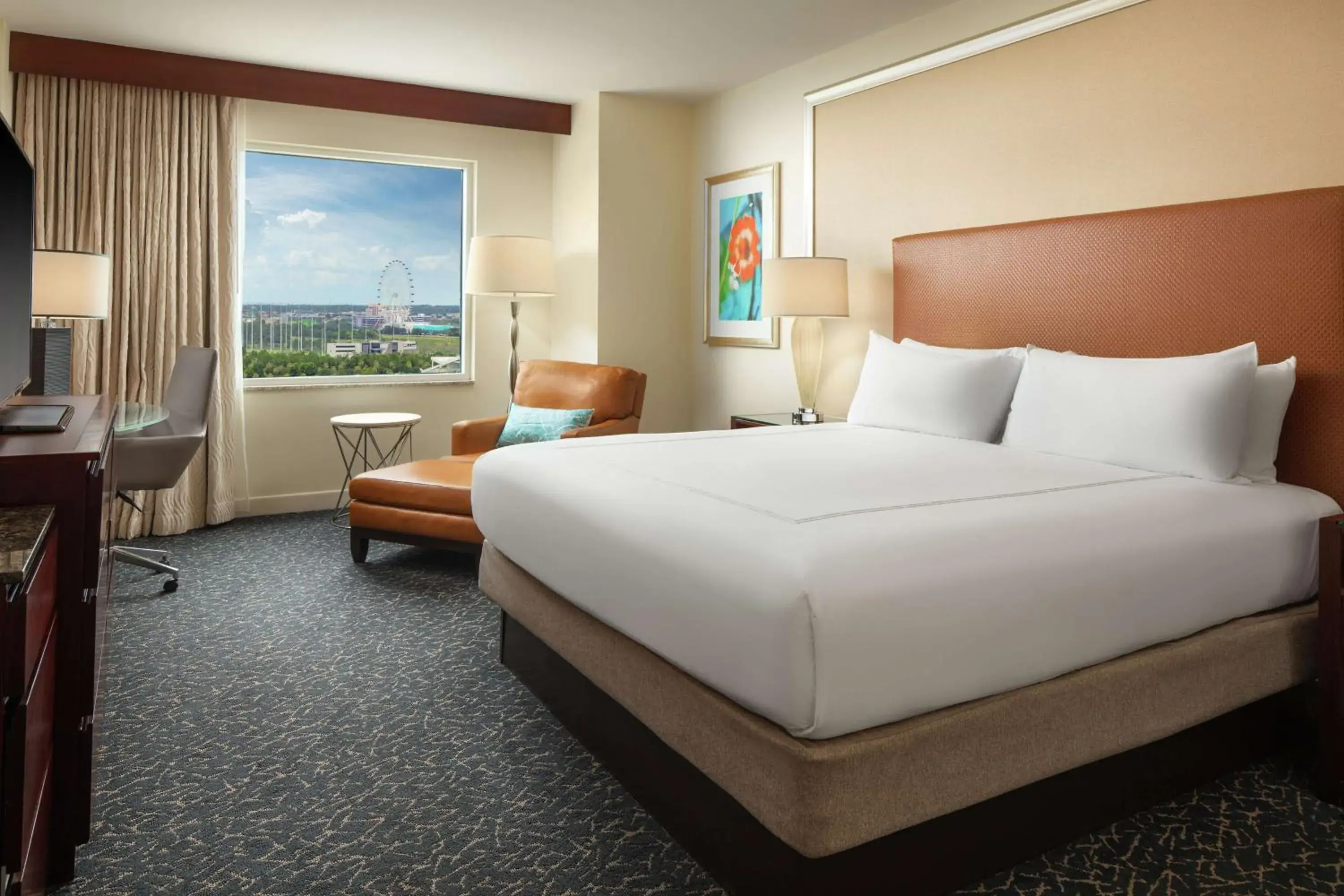 Pure Wellness King Room - View in Hilton Orlando Pure Wellness King Room - View in Hilton Orlando